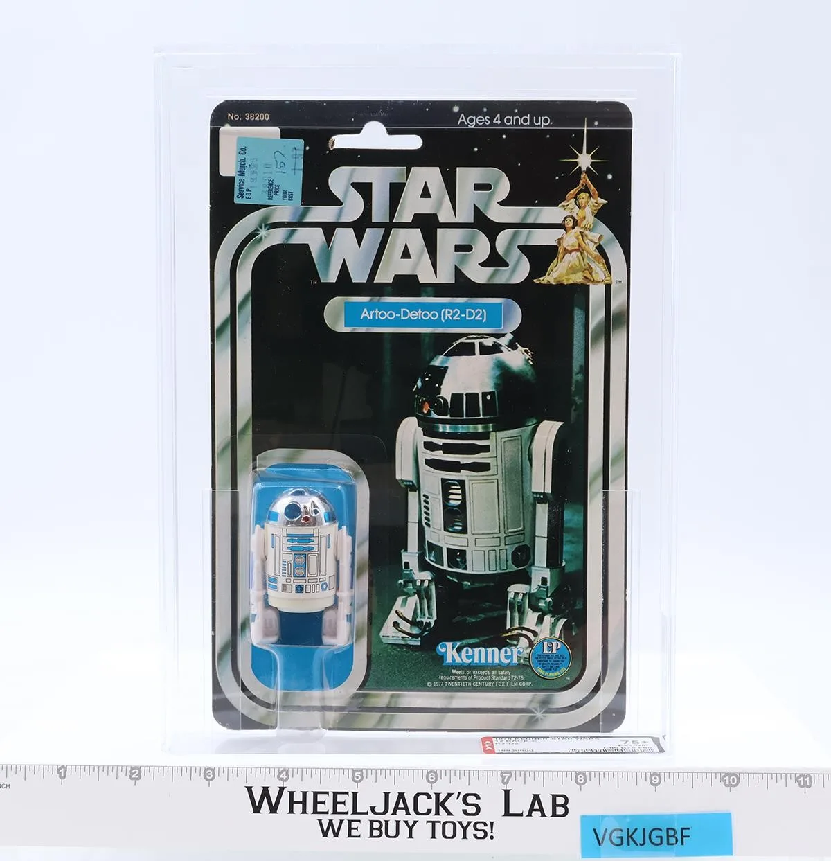 R2-D2 AFA GRADED 75+ 80/75/80 12 Back-C Star Wars 1978 Kenner NEW SEALED