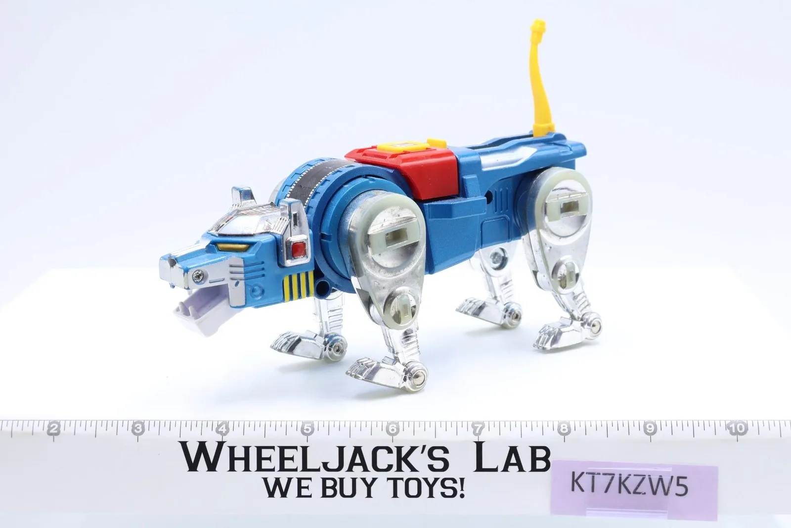 Blue Lion Die-Cast Lion Force Voltron Defender of the Universe 1985 Matchbox