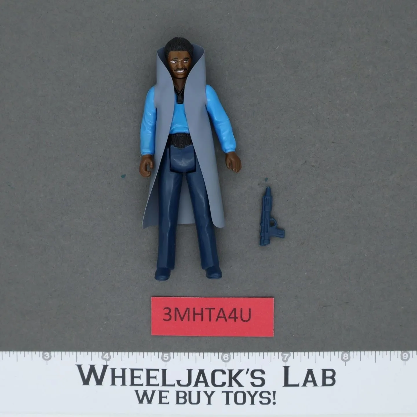 Lando Calrissian TEETH 100% Complete ESB Star Wars 1980 Kenner Figure No Repro