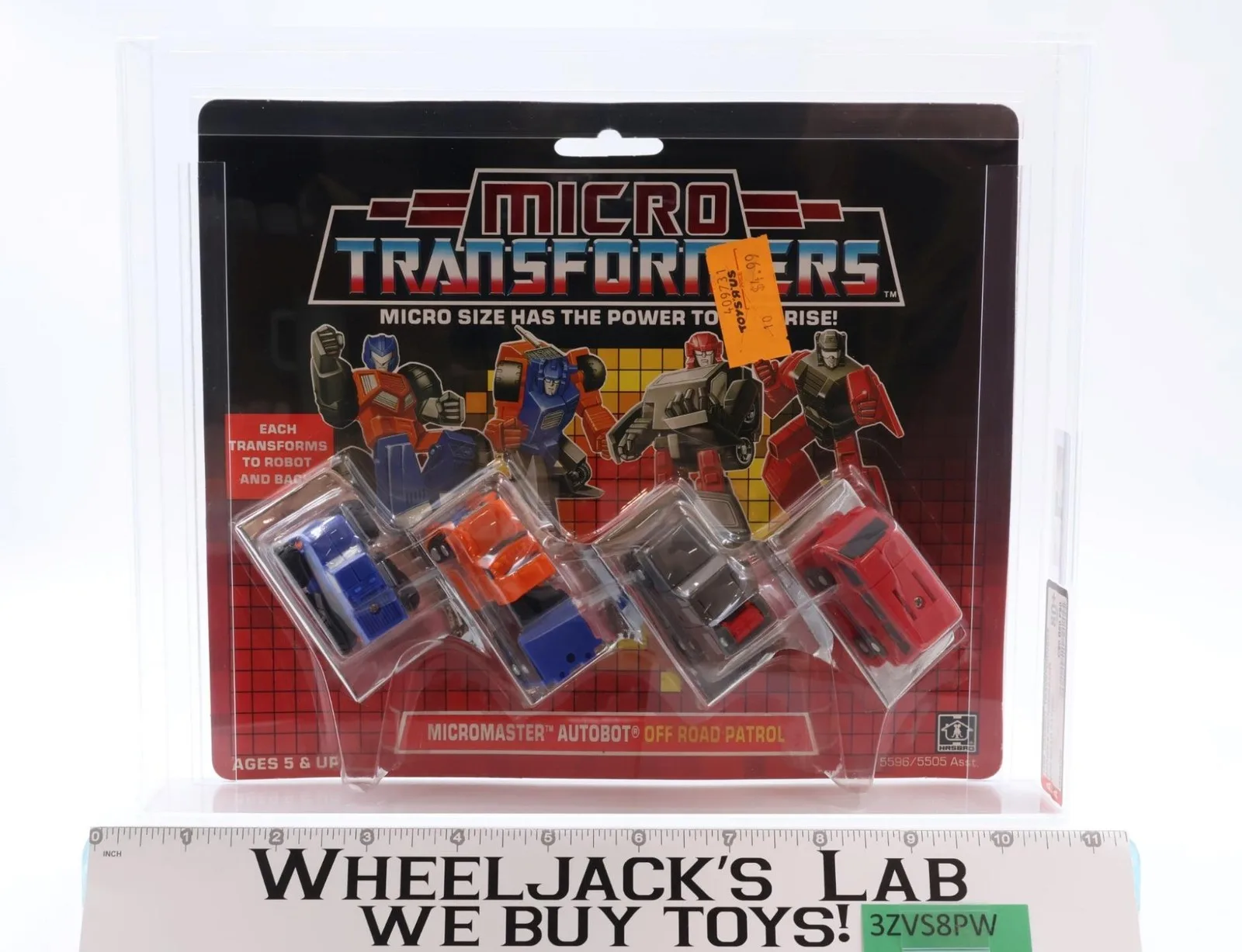 Off Road Patrol AFA GRADED 80+ 80/80/90 G1 Transformers 1989 Hasbro NEW SEALED