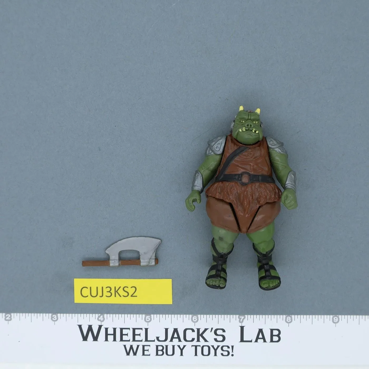 Gamorrean Guard 100% Complete NO COO Star Wars 1983 Kenner Figure NO REPRO