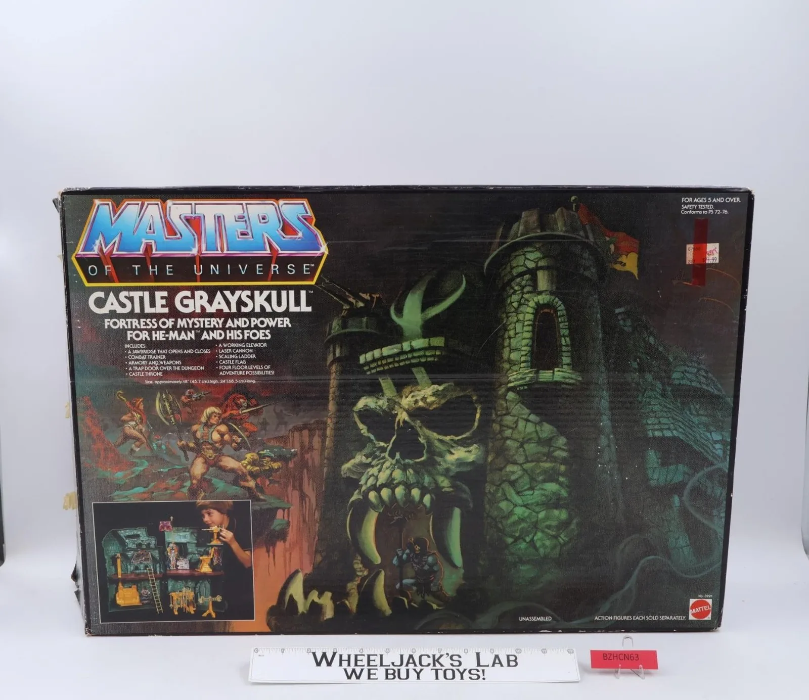 Castle Grayskull Complete He-Man Masters of the Universe MOTU Mattel Playset