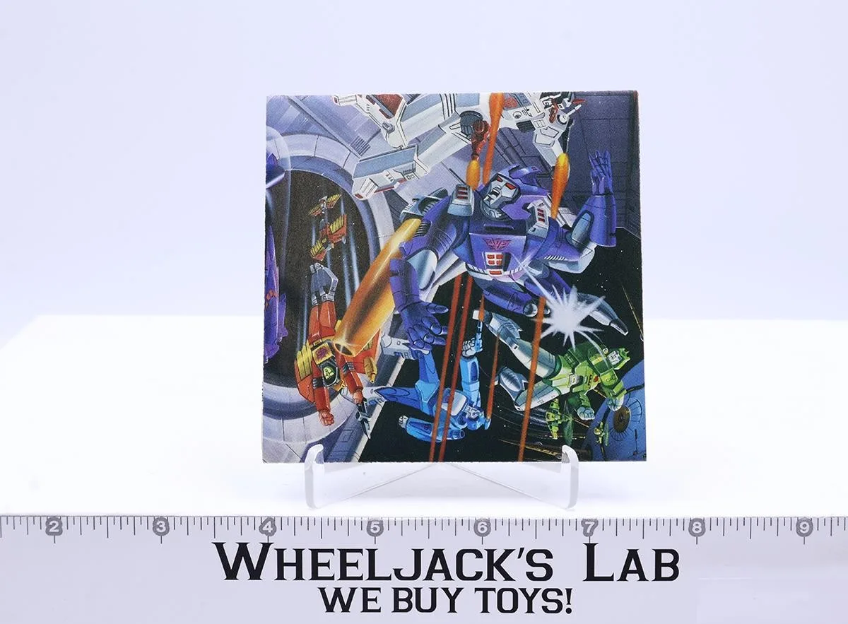 Metroplex Blurr Insert Poster Glow In The Dark 1985 G1 Transformers Vintage