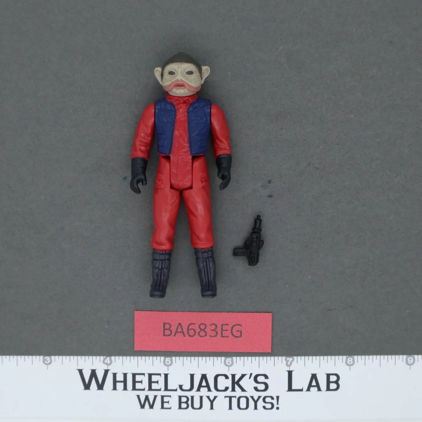 Nien Nunb 100% Complete Star Wars ROTJ 1983 Kenner Vintage Figure NO REPRO