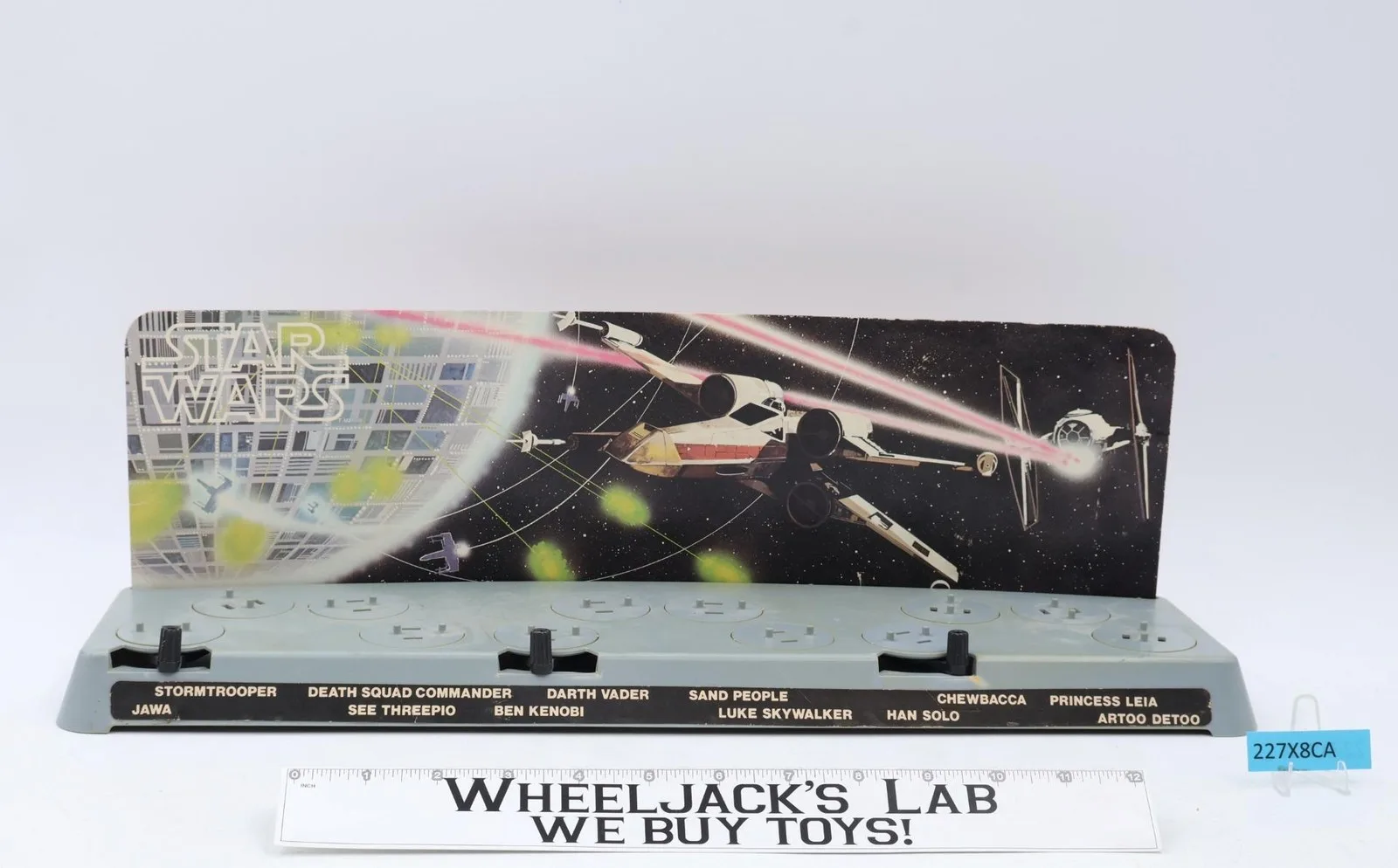 First 12 Mail Away Display Stand 100% Complete Star Wars 1977 Kenner Vintage