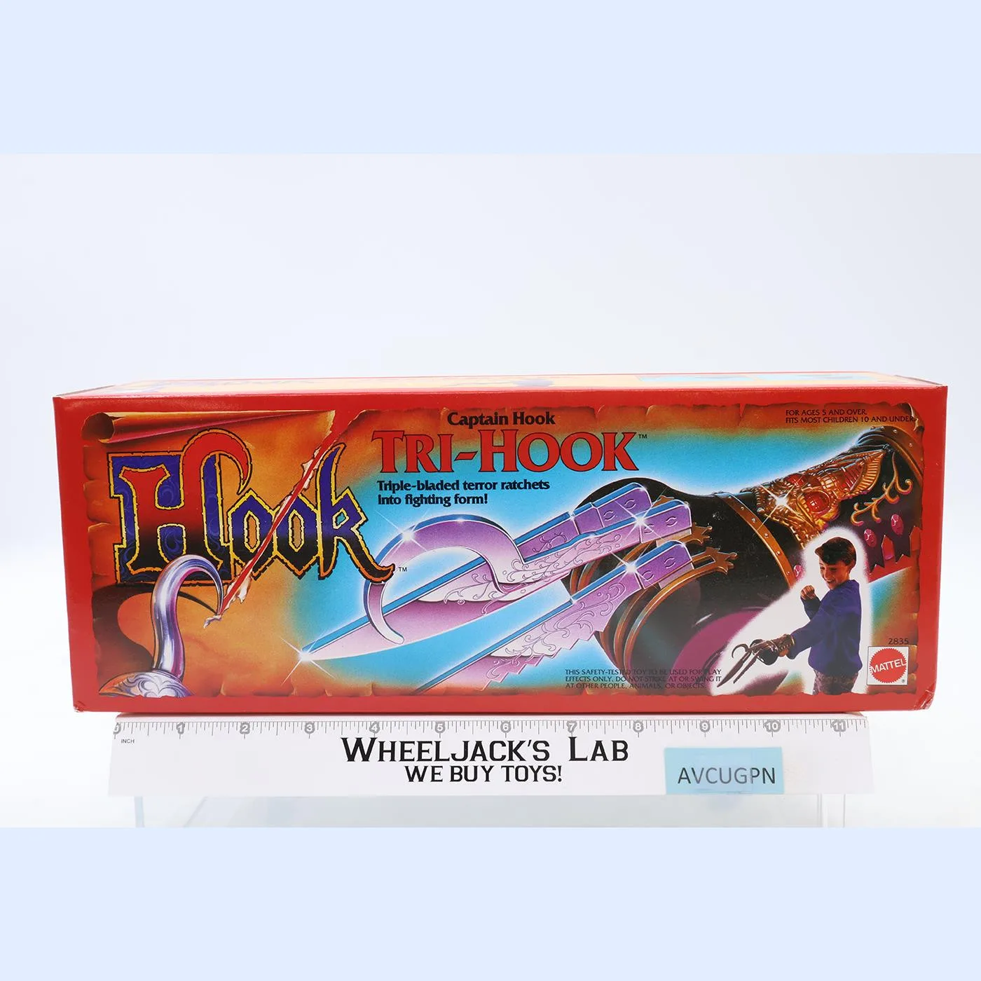 Captain Hook Tri-Hook 1991 Mattel Role Play Costume Accessory NEW SEALED