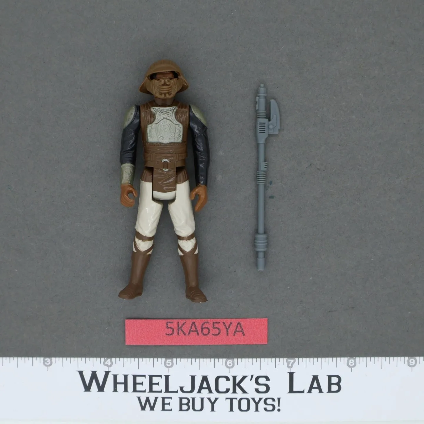 Lando Calrissian Skiff Guard 100% Complete Star Wars 1983 Kenner NO REPRO
