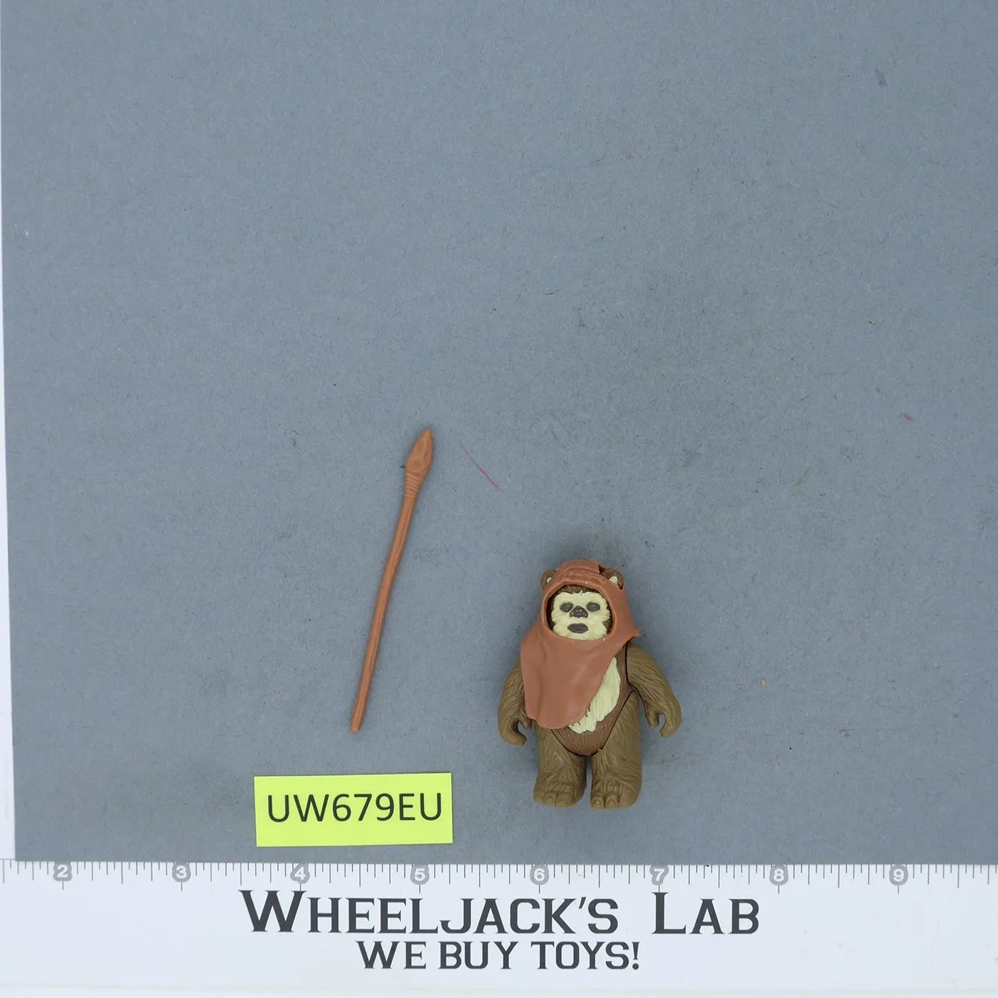 Wicket Ewok 100% Complete NO COO Star Wars ROTJ 1984 Kenner Figure NO REPRO