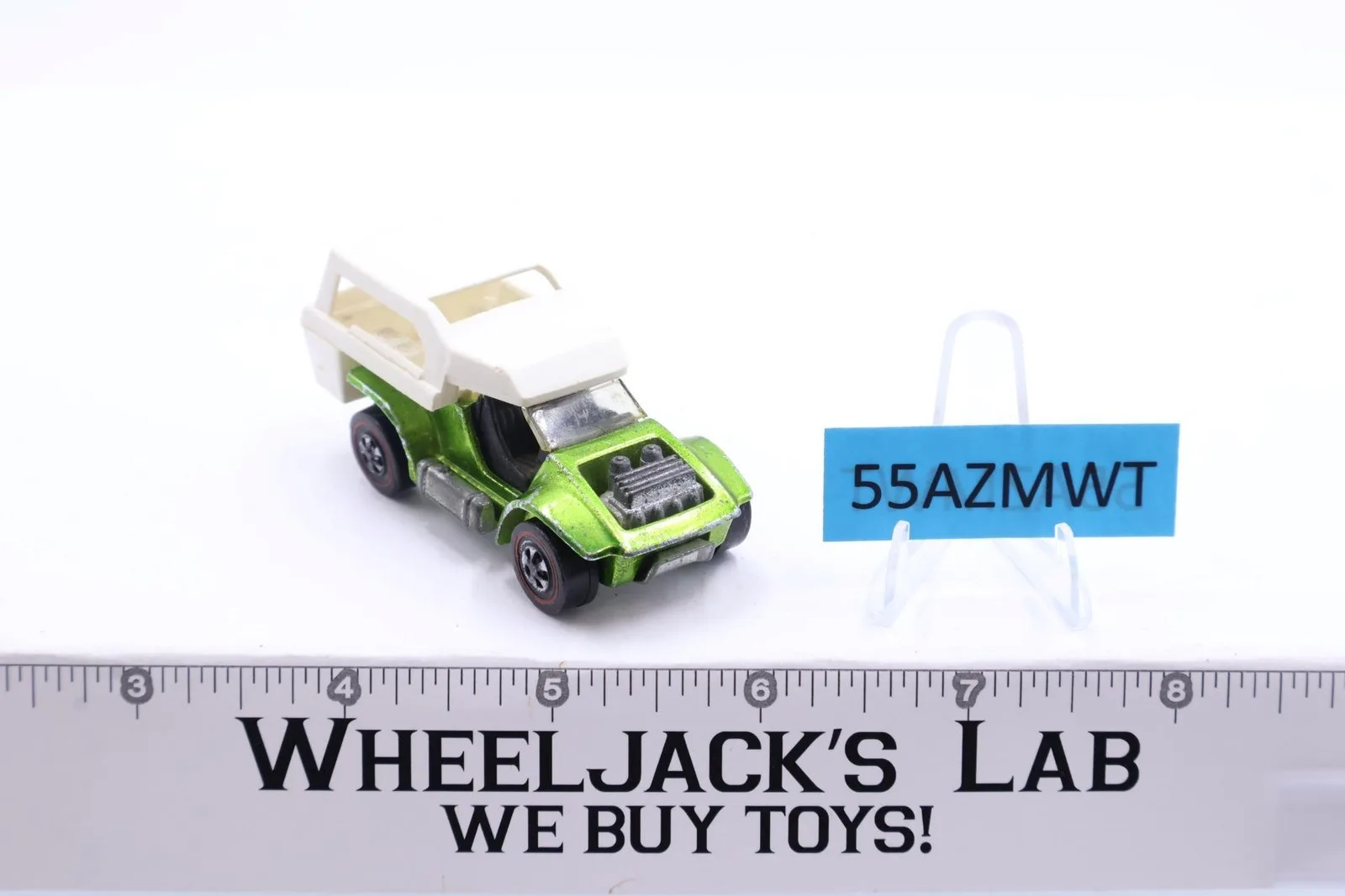 Power Pad Light Apple Green 1969 1970 Hot Wheels Mattel Vintage Redlines RL