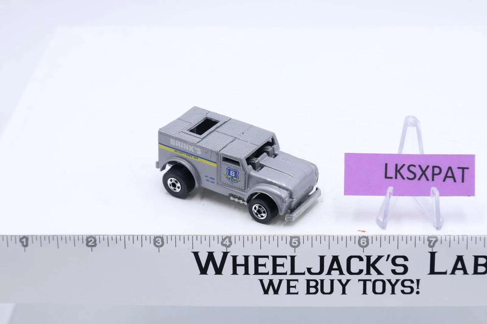 Funny Money Brink's Armored Truck 1970 Blackwall Hot Wheels Mattel