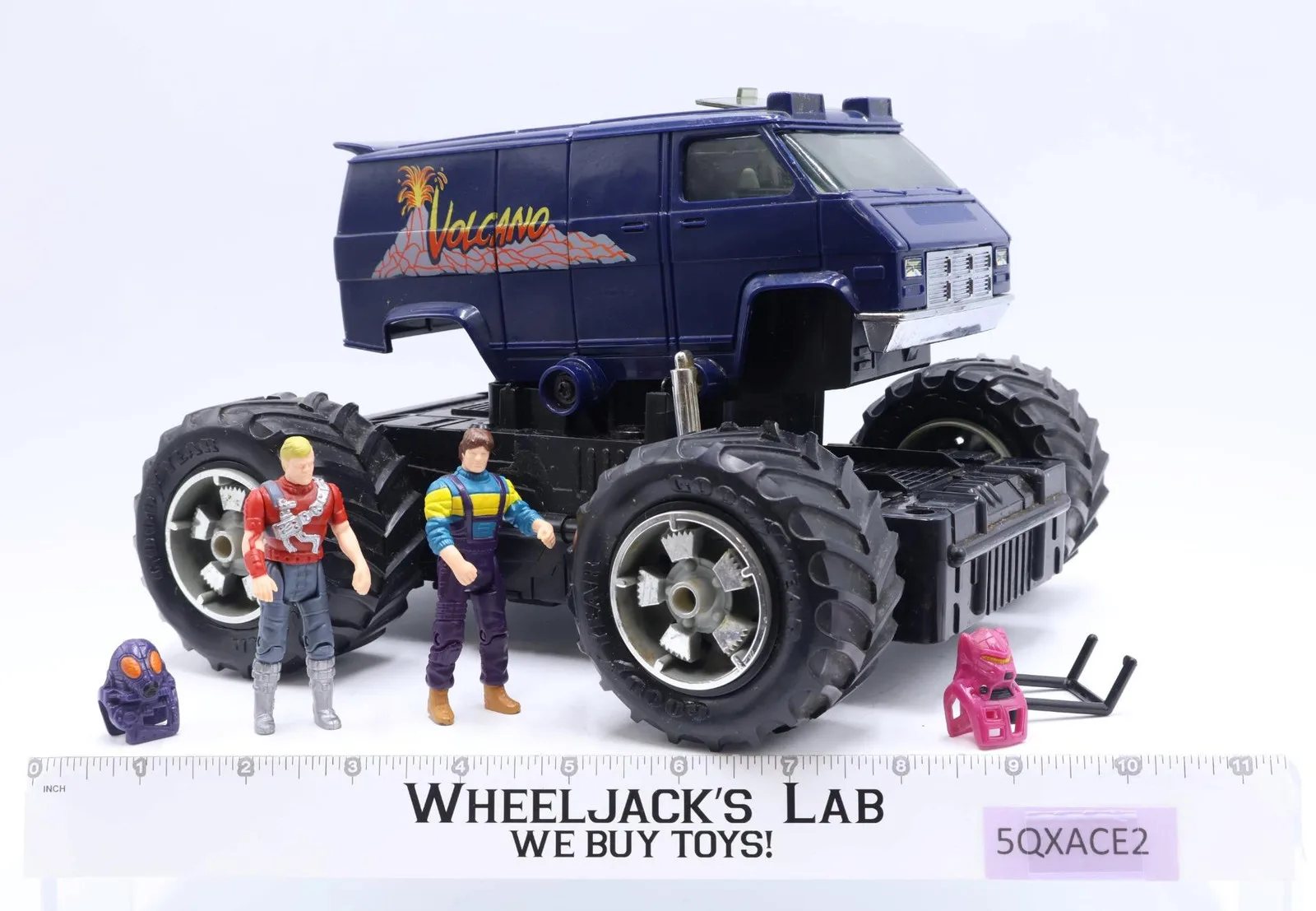 Volcano W/Trakker & LaFleur 100% Complete MASK M.A.S.K. 1986 Kenner Vintage