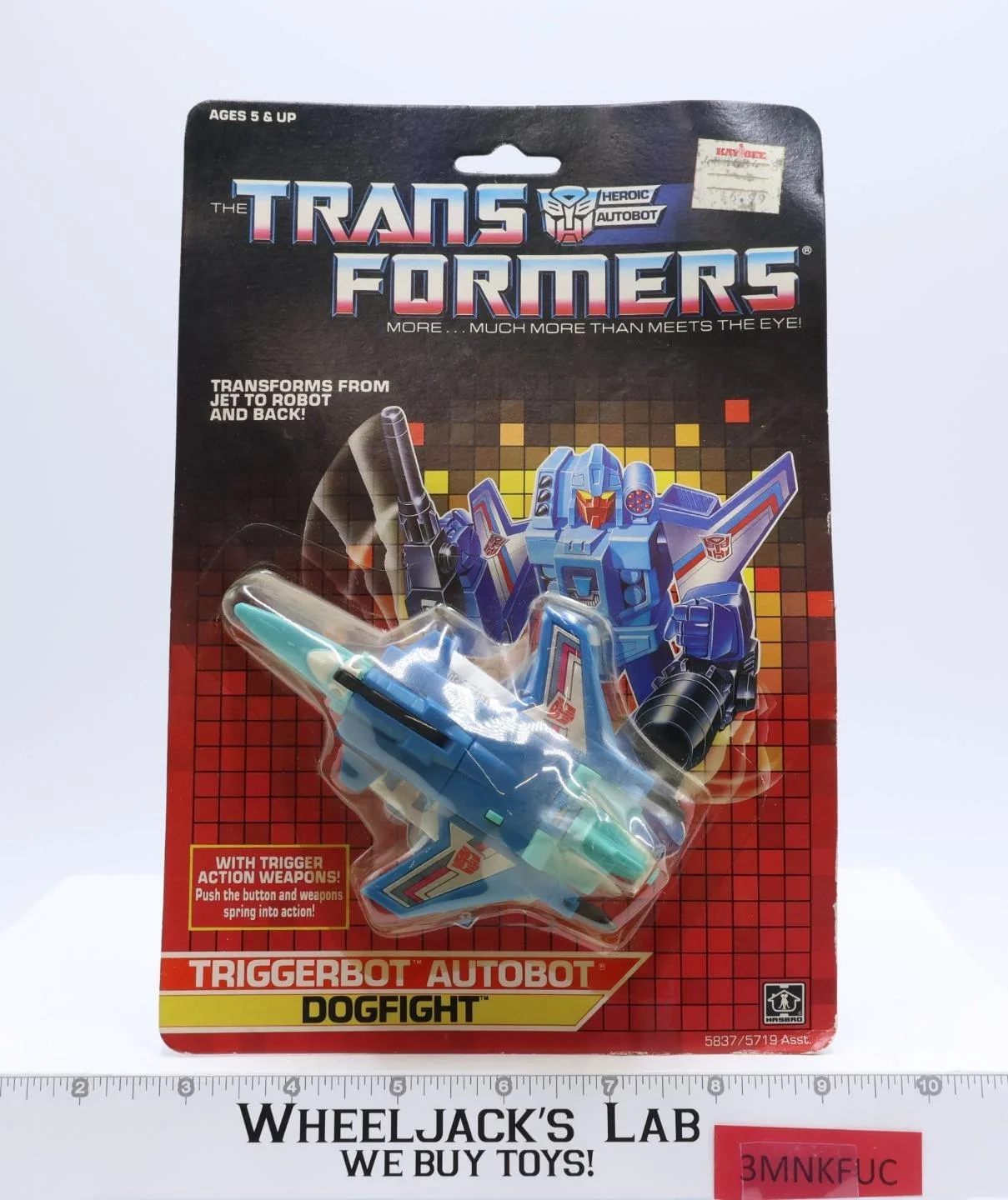 Dogfight 1988 Vintage Hasbro G1 Transformers Action Figure MOSC NEW