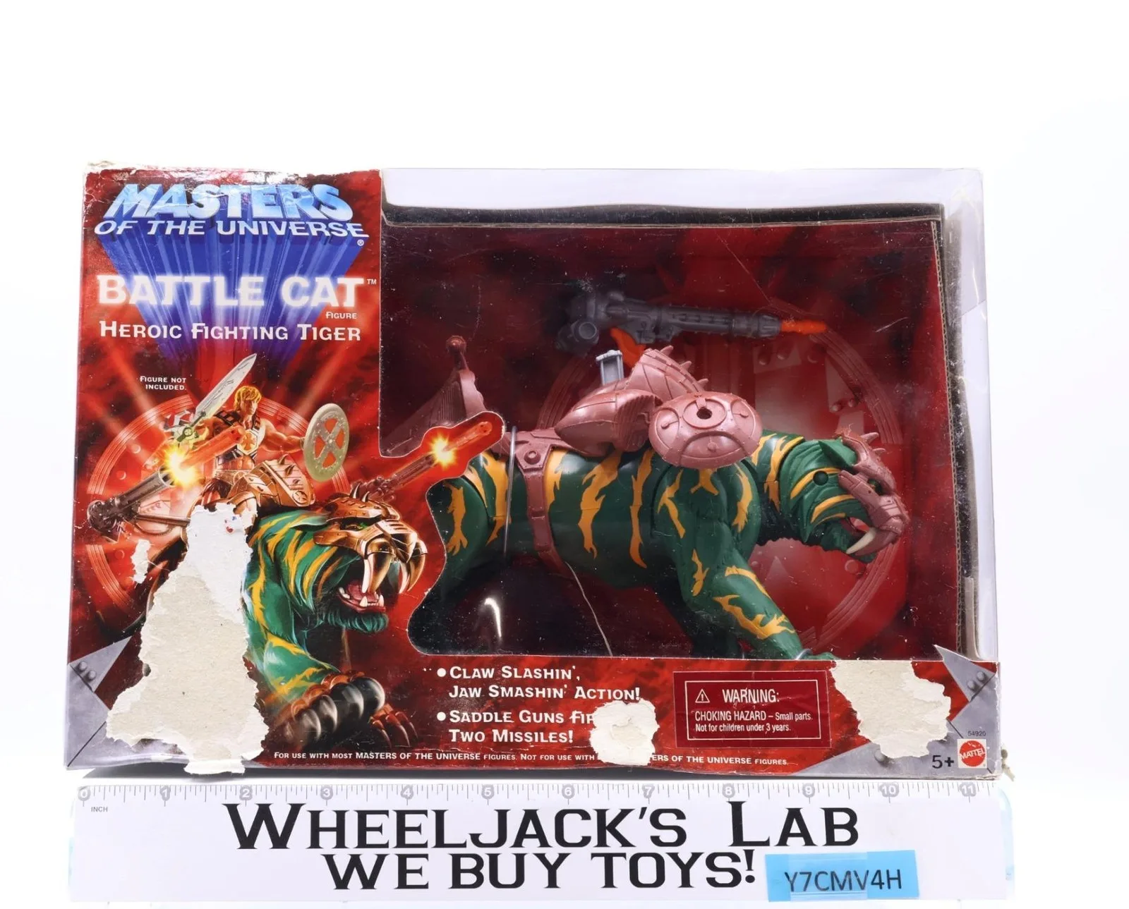 Battle Cat Masters Of The Universe 2001 Mattel Action Figure NEW SEALED