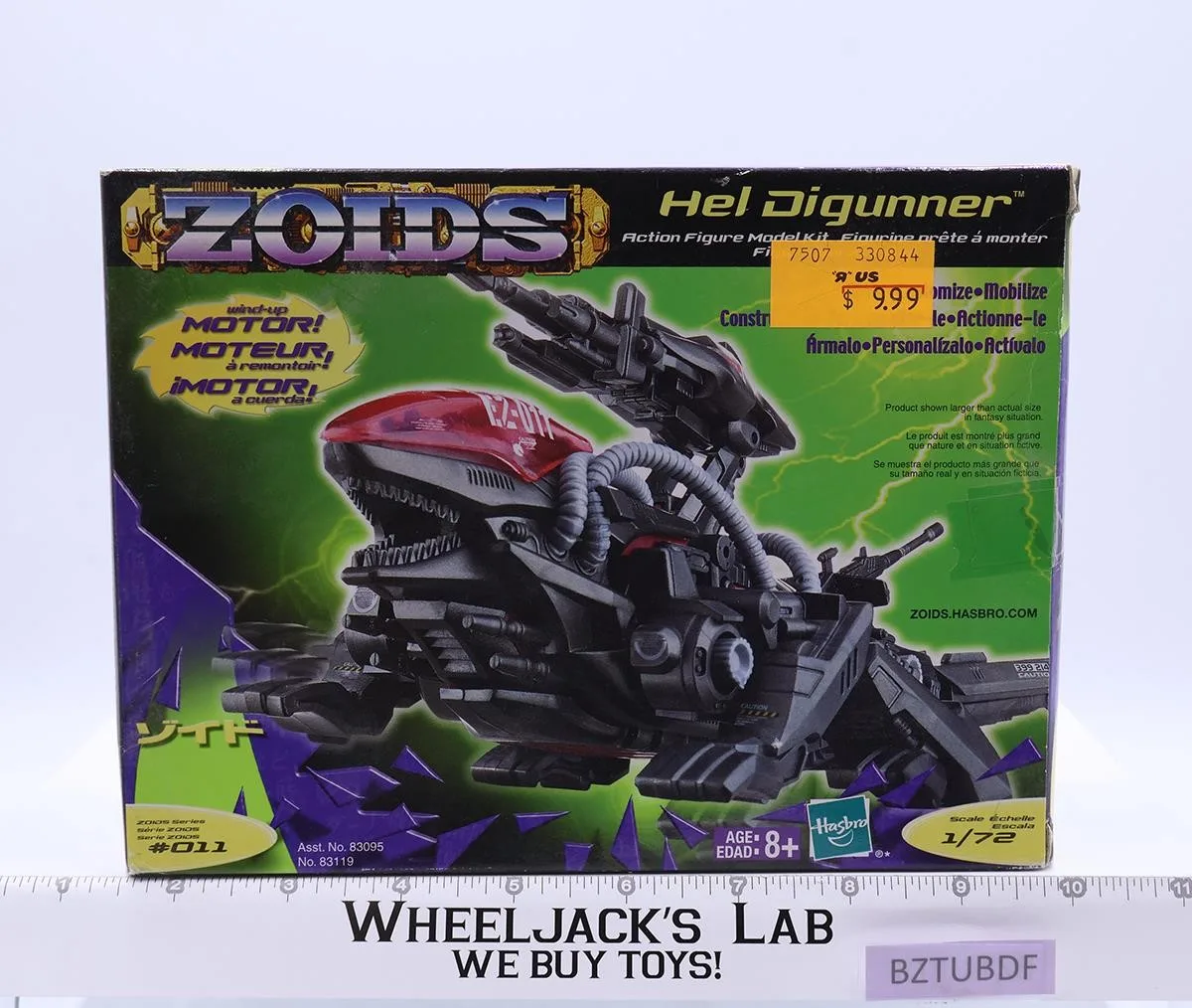 #011 Hel Digunner 2001 Hasbro Action Figure Model Kit NEW SEALED