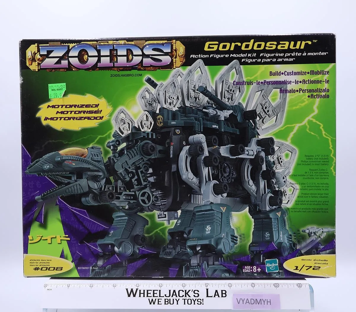 #008 Gordosaur 2002 Hasbro Action Figure Model Kit NEW SEALED
