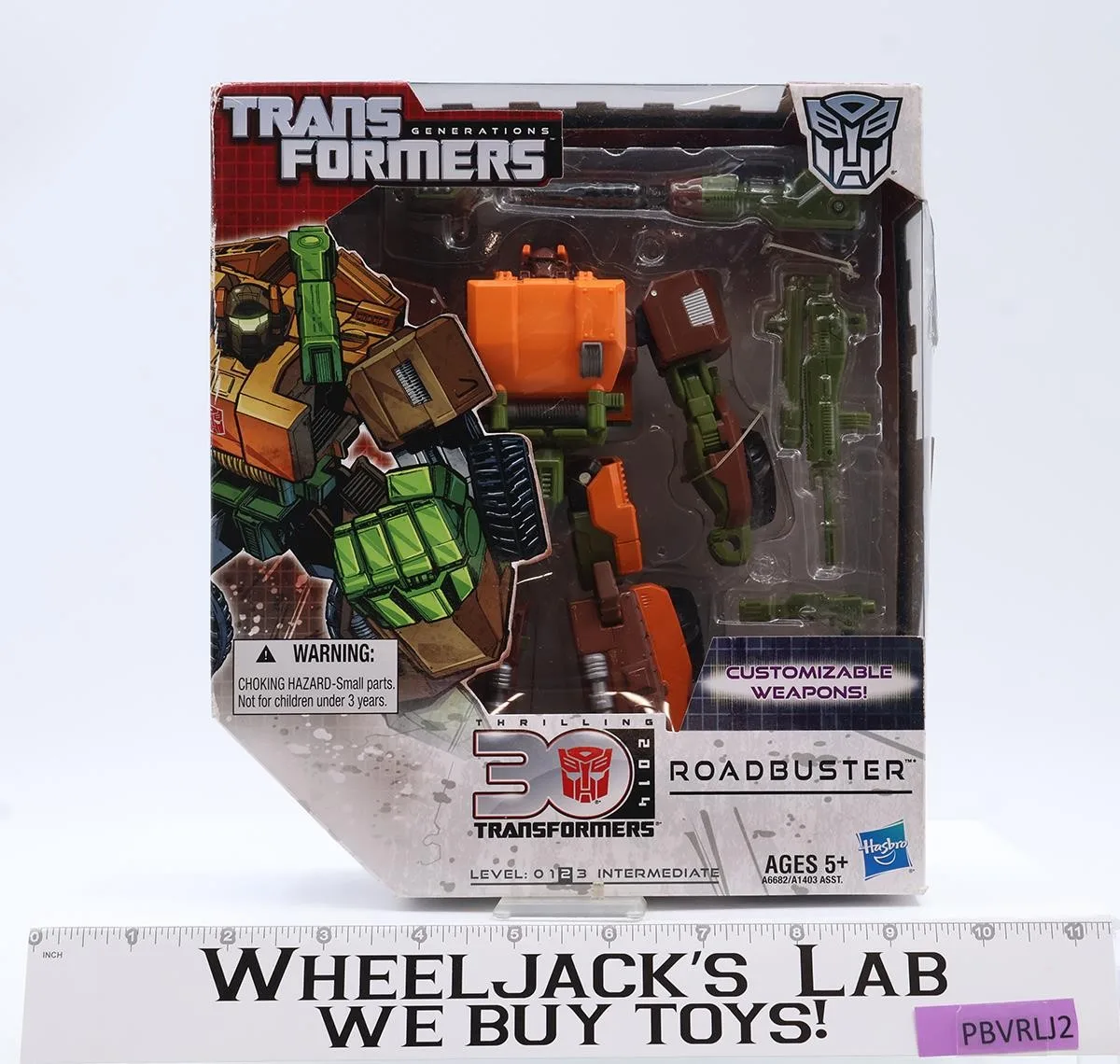 Roadbuster Transformers Generations Thrilling 30 2014 Hasbro Figure NEW SEALED