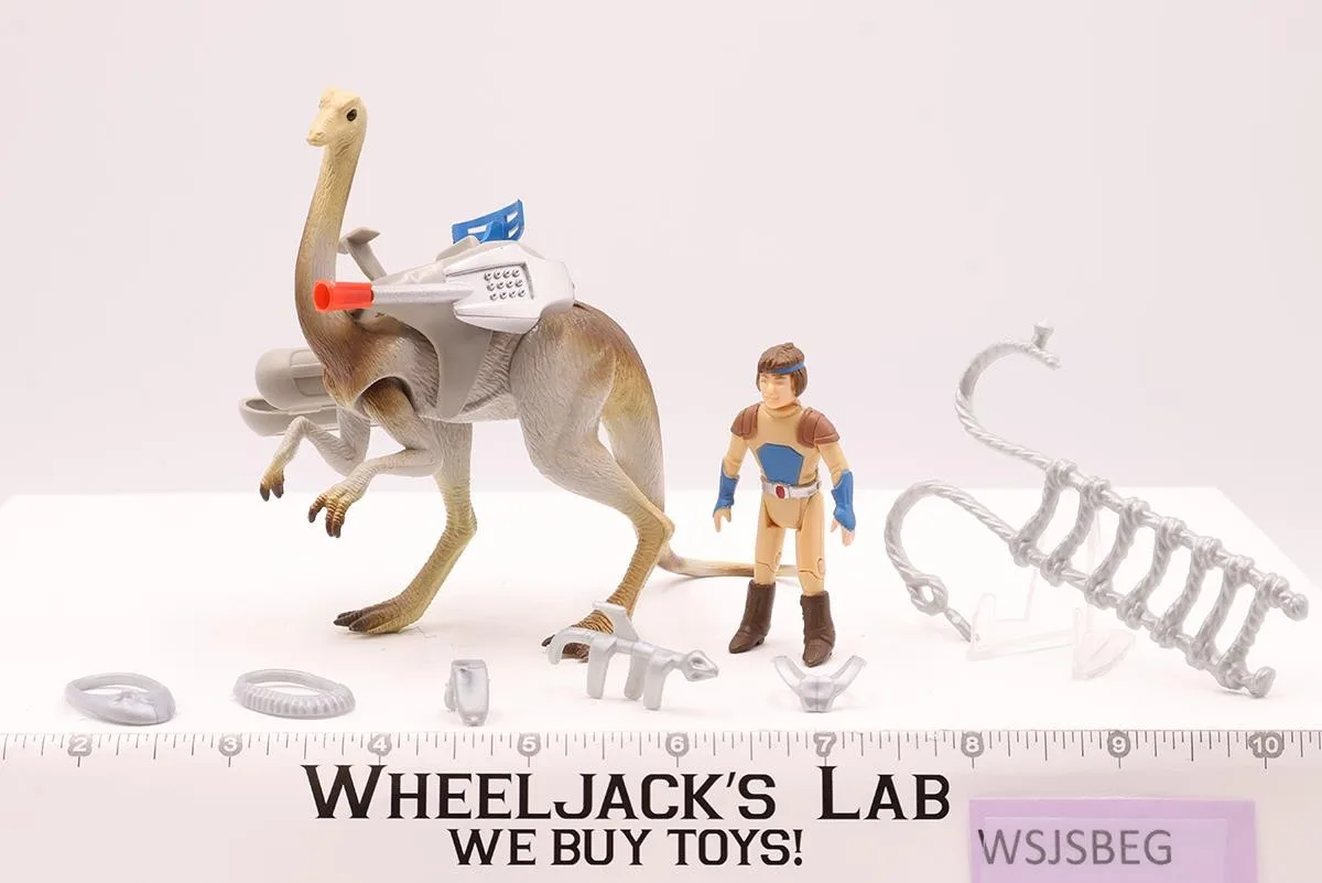 Struthiomimus W/Nimbus 100% Complete 1987 Dino Riders Tyco Toys Action Figure