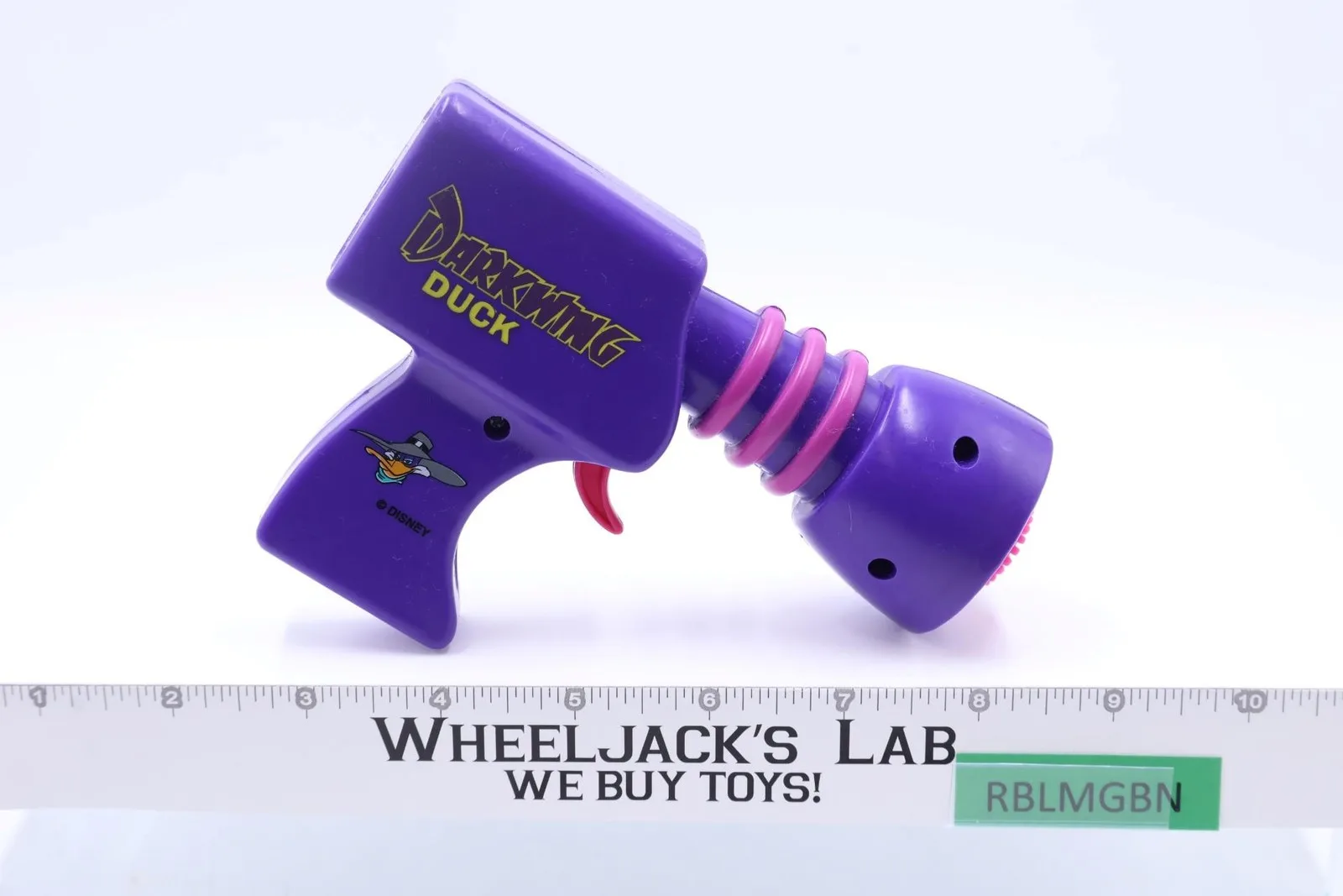 Disney Darkwing Duck Bubble Gun Kellogg's Cereal Promotion 1993 Vintage