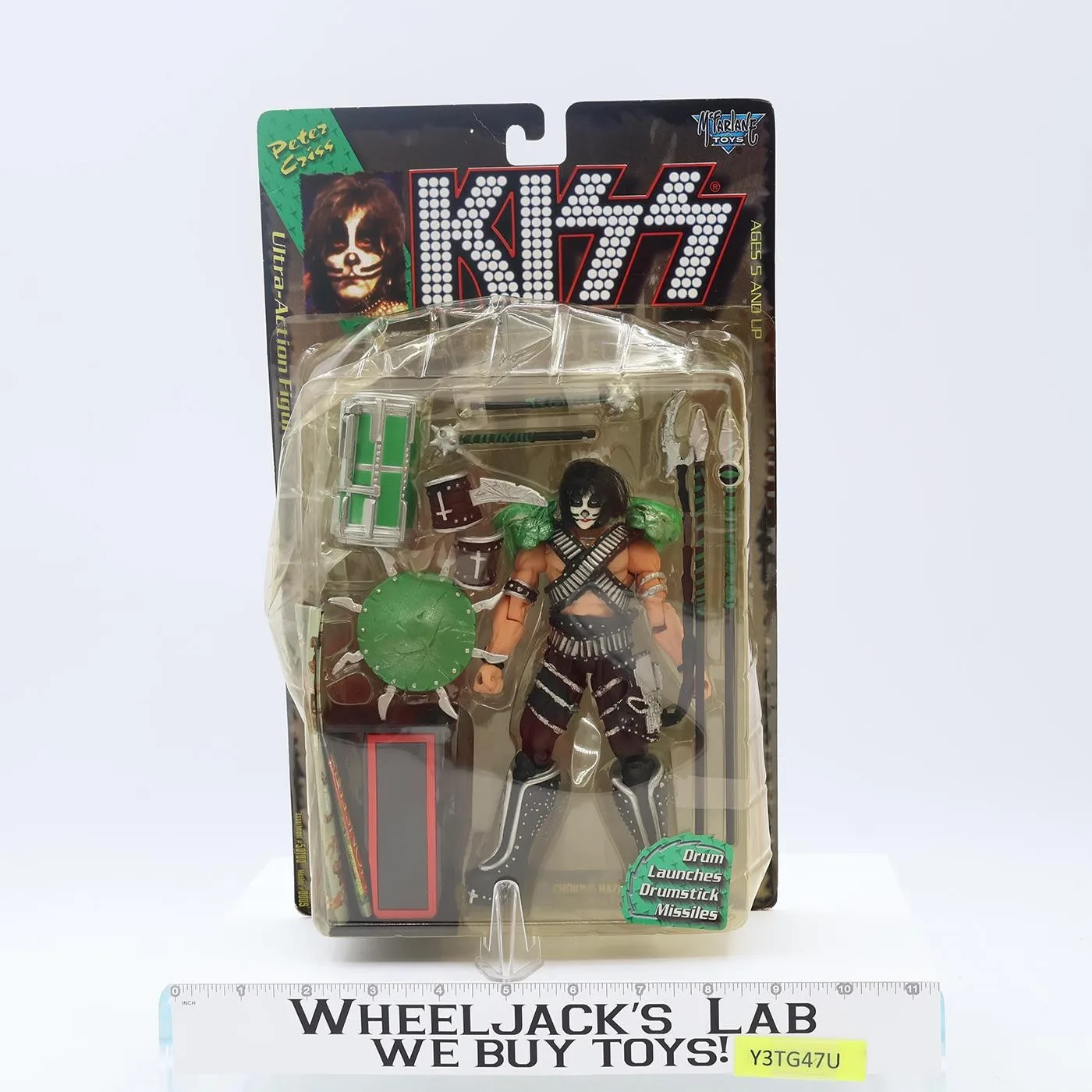 Peter Criss KISS Ultra-Action 1997 McFarlane Toys Action Figure NEW SEALED