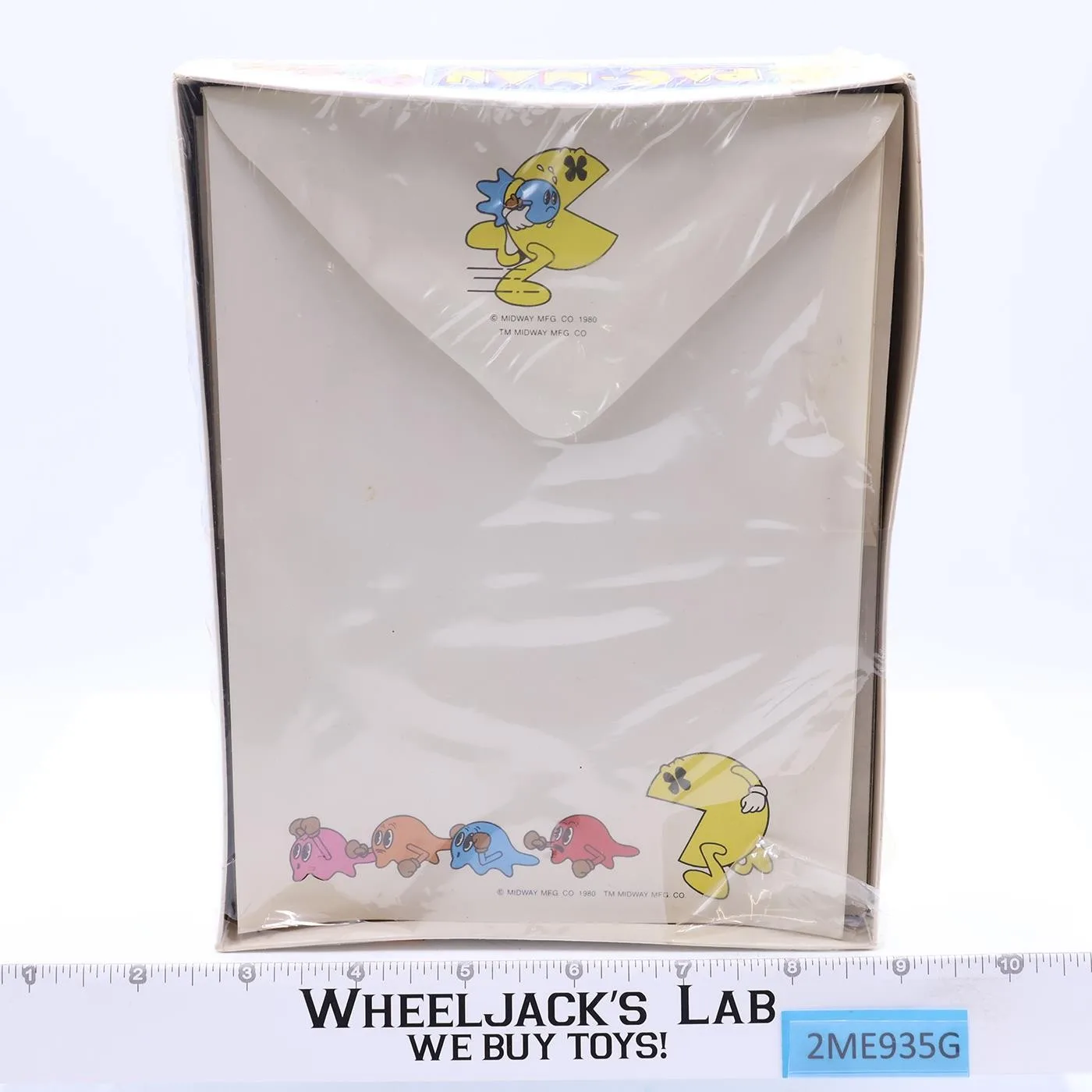 Pac-Man Greeting Card Set Kit Paper + Envelopes 1980 Midway Plymouth Inc Vintage