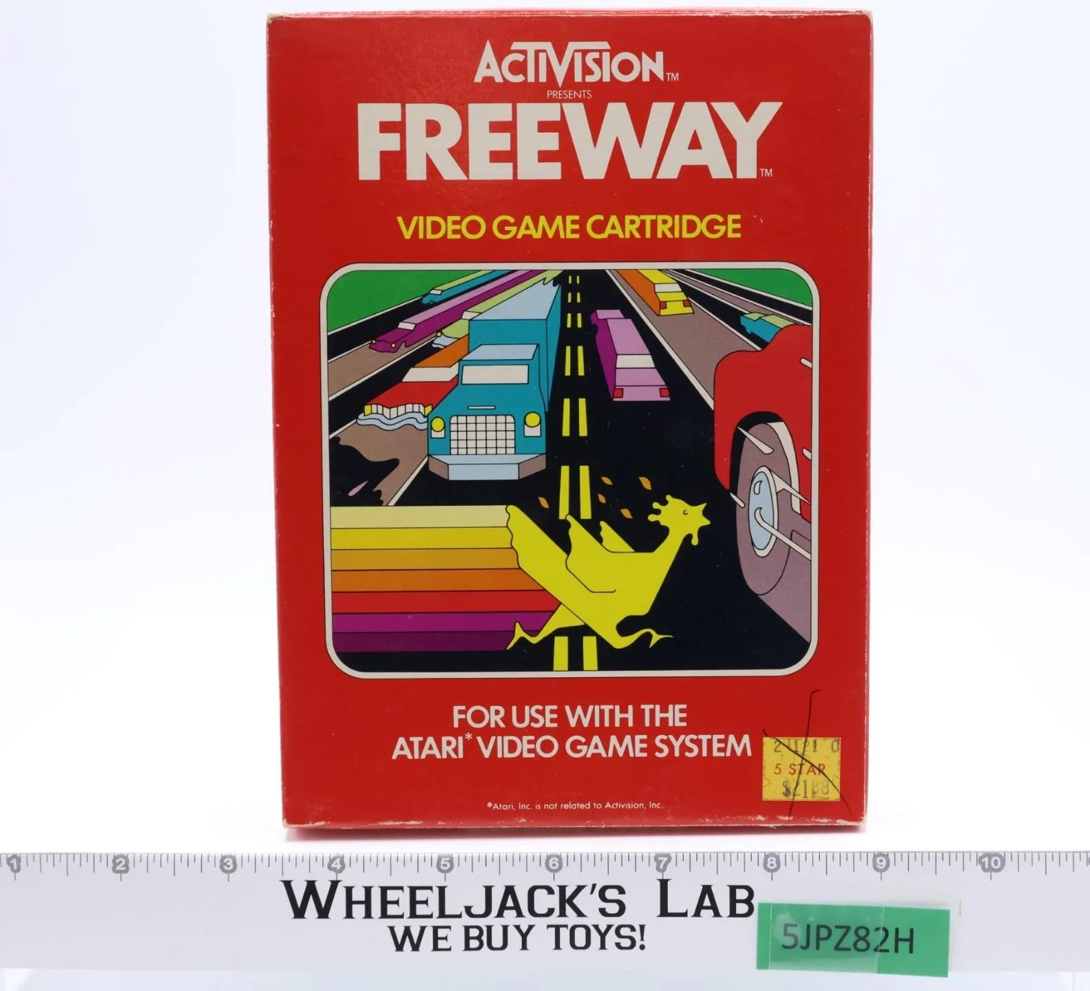 Freeway W/ Box + Manual ATARI 2600 1981 Activision Game Cartridge