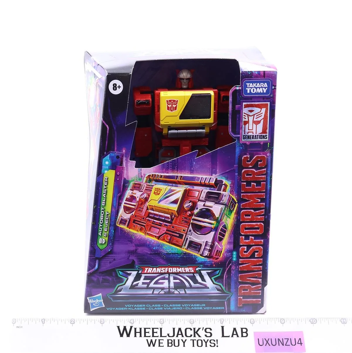 Autobot Blaster & Eject Transformers Legacy 2022 Hasbro Action Figure NEW SEALED