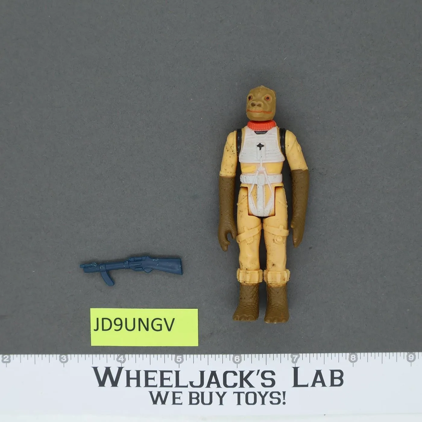 Bossk Bounty Hunter 100% Complete Star Wars ESB 1980 Kenner Figure NO REPRO