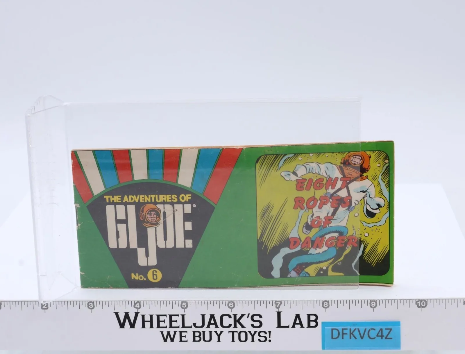 The Adventures of GI Joe No. 6 Eight Ropes of Danger Comic Book 1969 Hasbro