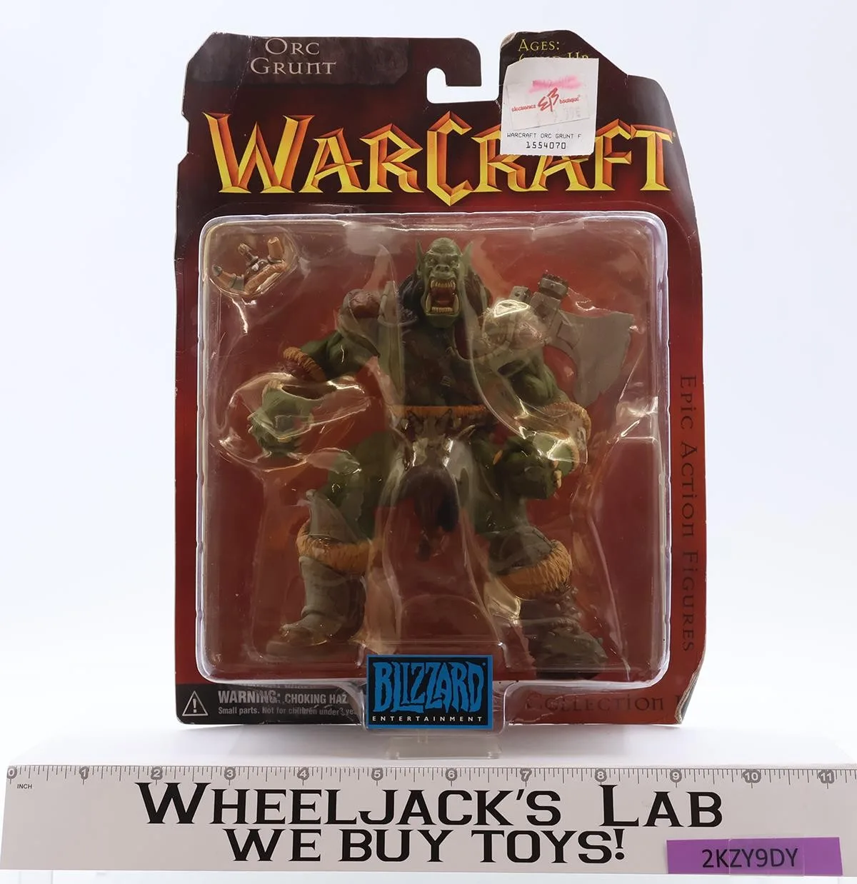 Orc Grunt Warcraft Collection 1 1998 Blizzard Entertainment Figure NEW SEALED