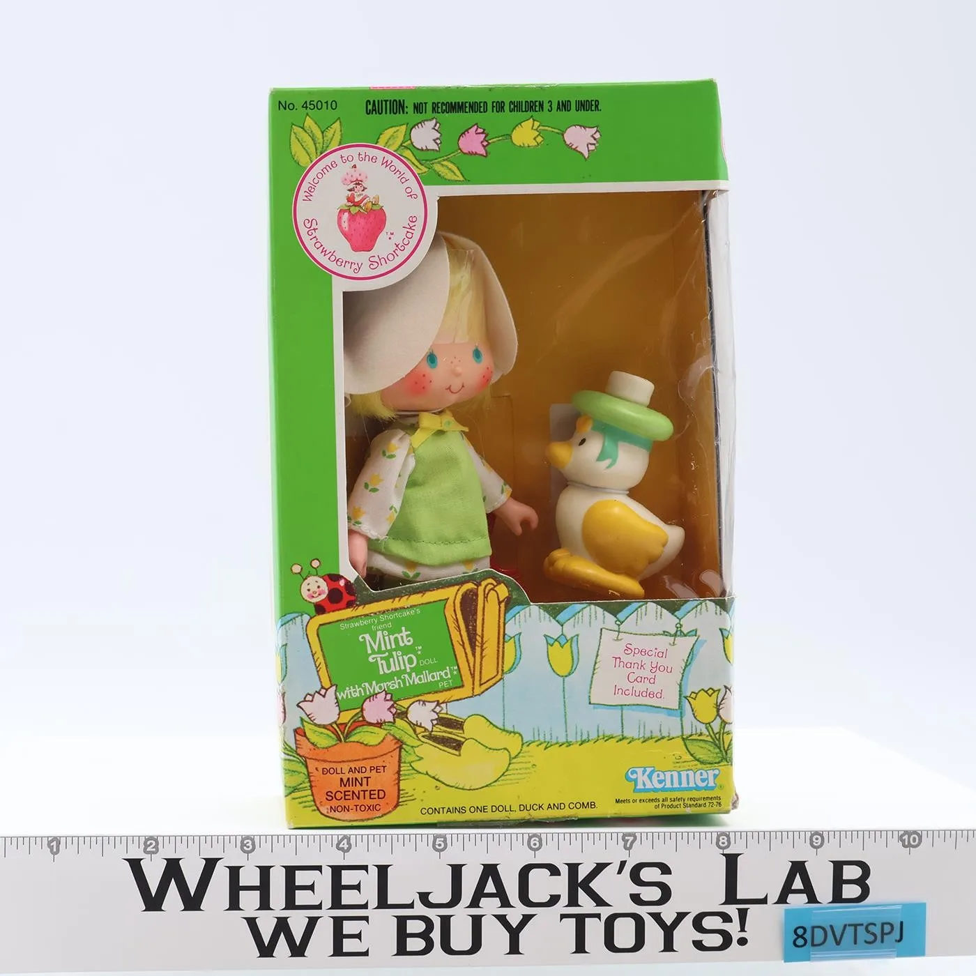 Mint Tulip W/ Marsh Mallard Strawberry Shortcake 1982 Kenner Doll NEW SEALED