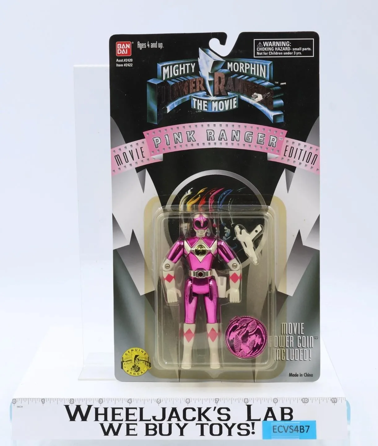 Pink Ranger Power Rangers The Movie 1995 Bandai Action Figure NEW SEALED