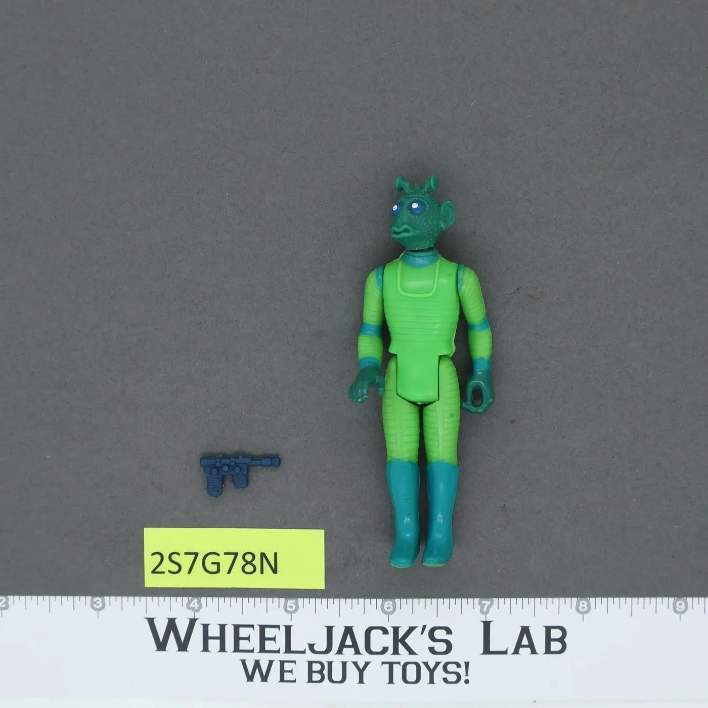 Greedo 100% Complete Star Wars 1978 Vintage Kenner Action Figure NO REPRO