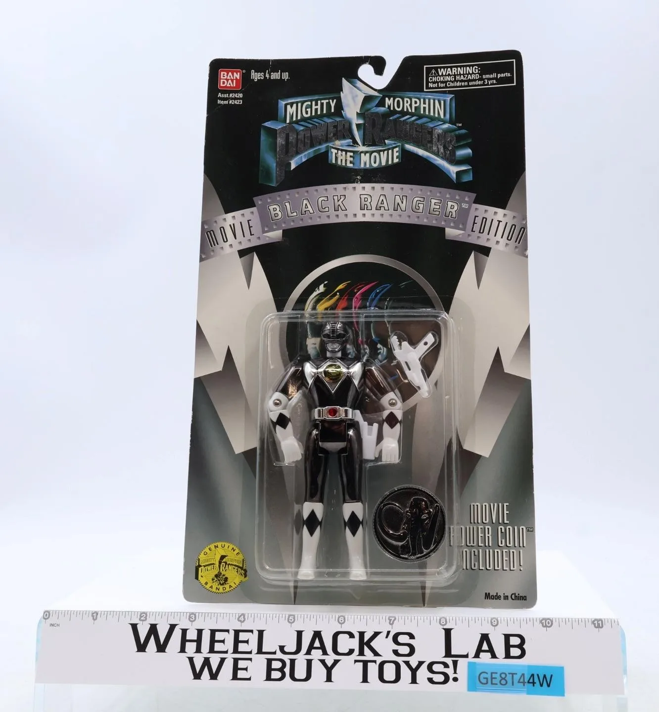 Black Ranger Power Rangers The Movie 1995 Bandai Action Figure NEW SEALED