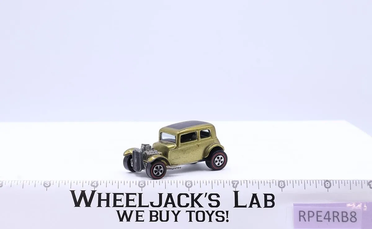 Classic '32 Ford Vicky Gold 1968 1969 Hot Wheels Mattel Vintage Redline RL
