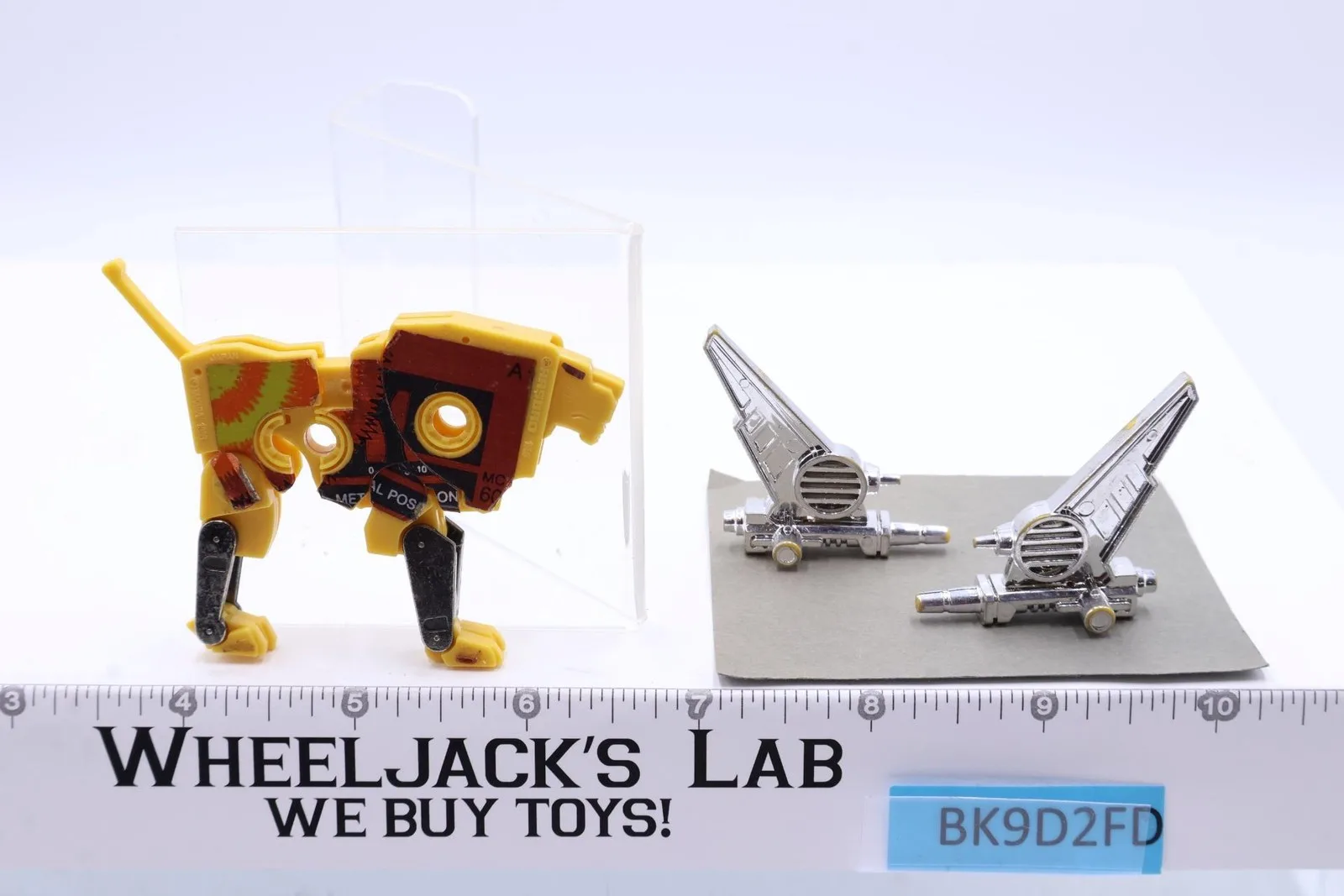 Steeljaw SILVER 100% Complete 1986 Vintage G1 Transformers Lion Action Figure