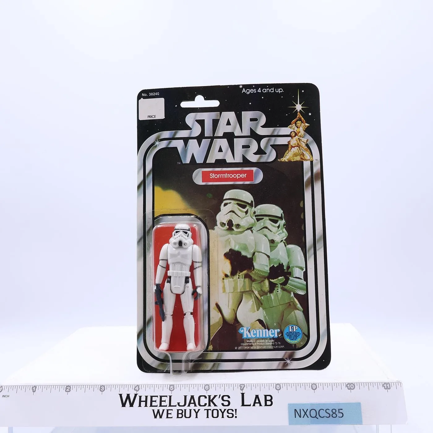 Stormtrooper 12 Back-B Star Wars 1977 Kenner Action Figure NEW MOSC SEALED