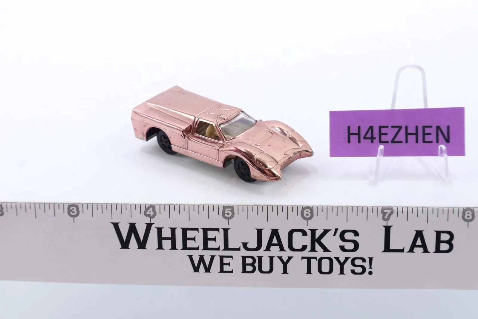 Aurora Cigar Box Rose Chrome Ford "J" #6104 Vintage Car Made in USA 1960s