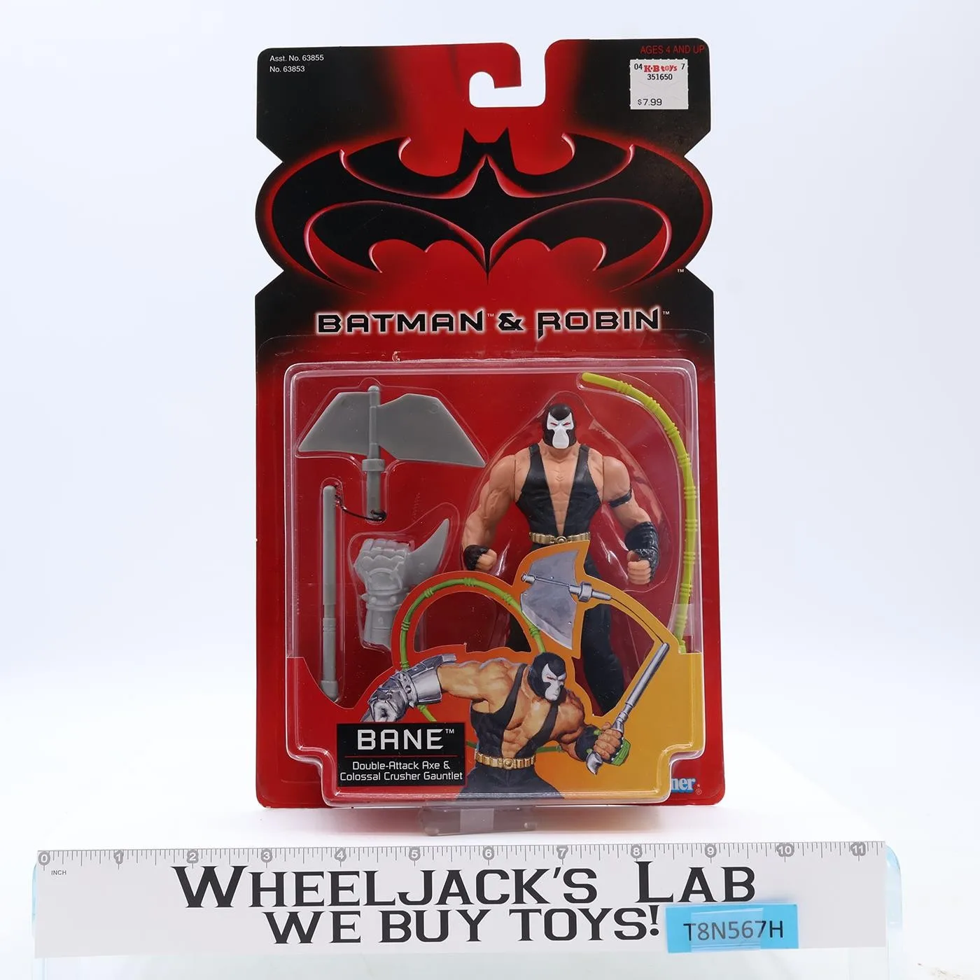 Bane DC Comics Batman & Robin 1997 Kenner Action Figure NEW MOSC SEALED