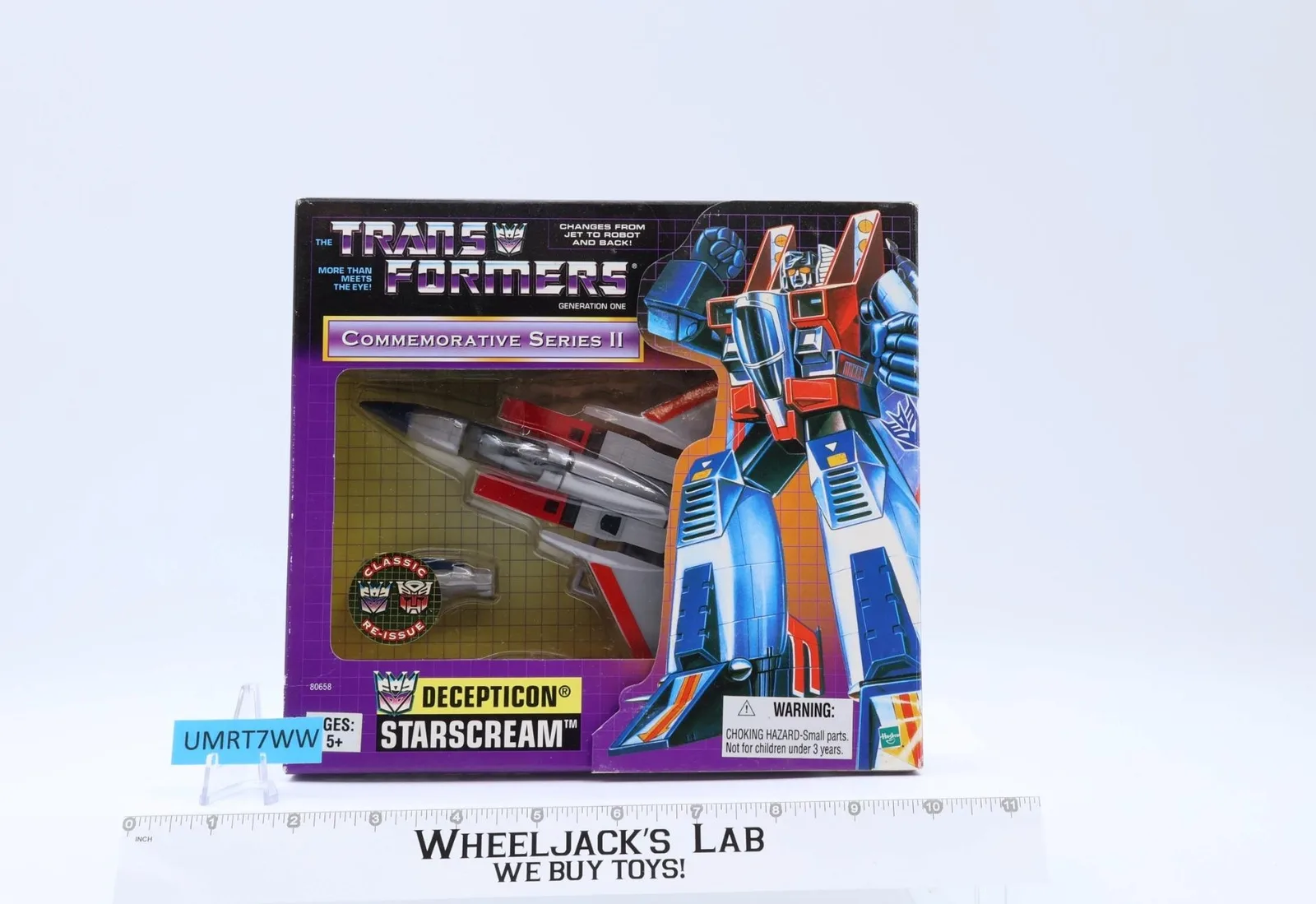 Starscream Transformers Commemorative Series II 2002 Hasbro NEW MISB SEALED