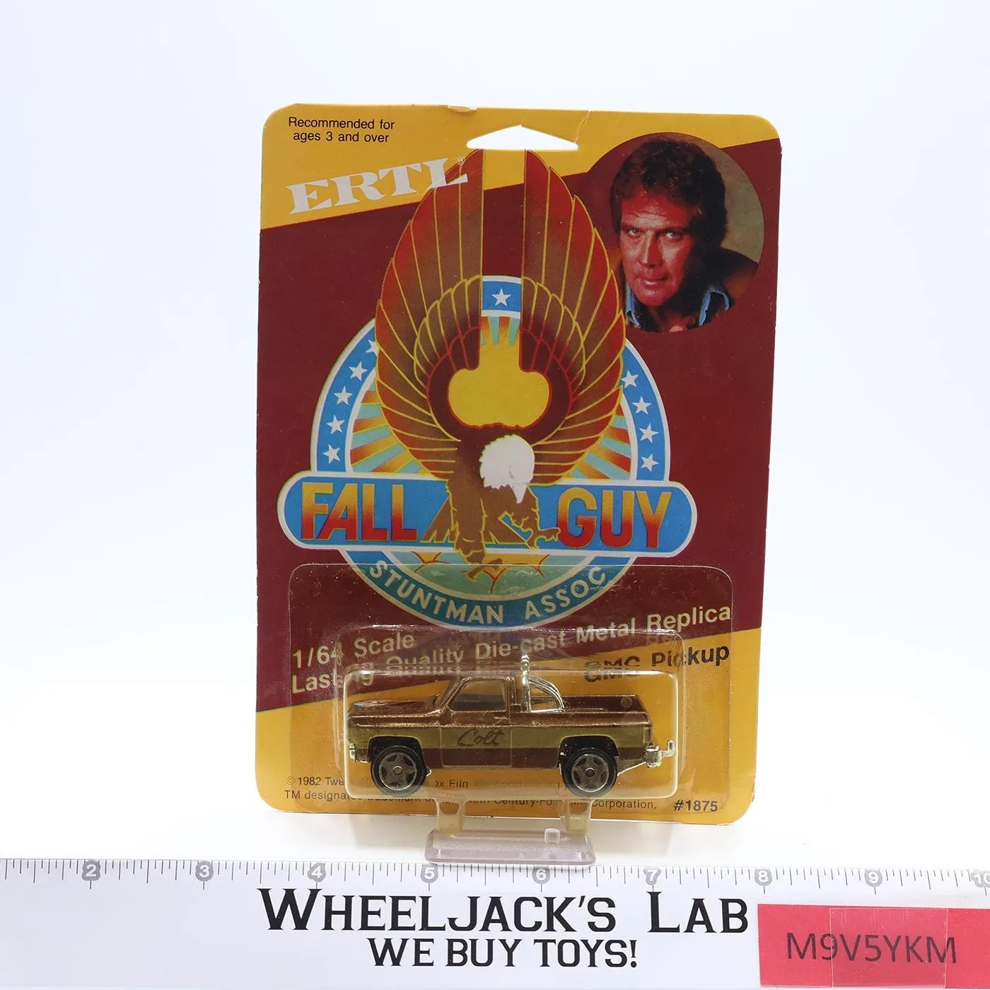 GMC Pickup The Fall Guy 1982 ERTL Die-Cast Vintage Toy Car NEW SEALED
