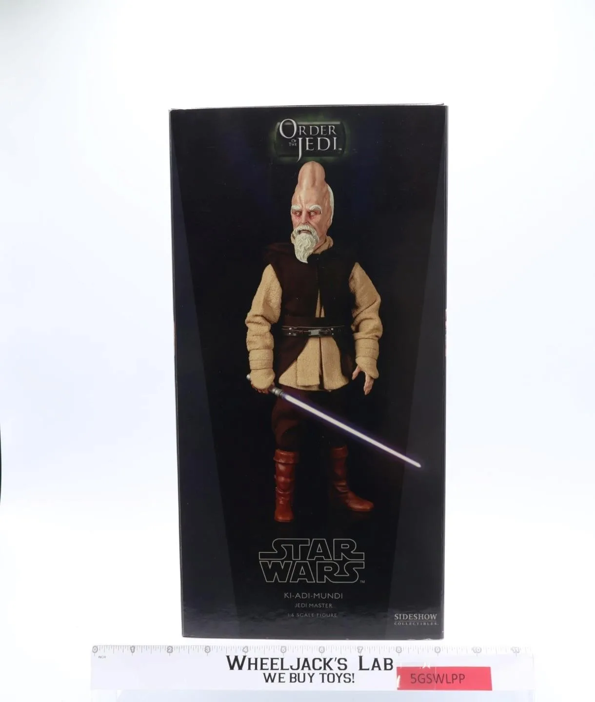 Ki-Adi Mundi Star Wars Order of the Jedi 2008 Sideshow 1:6 Scale Figure NEW MIB