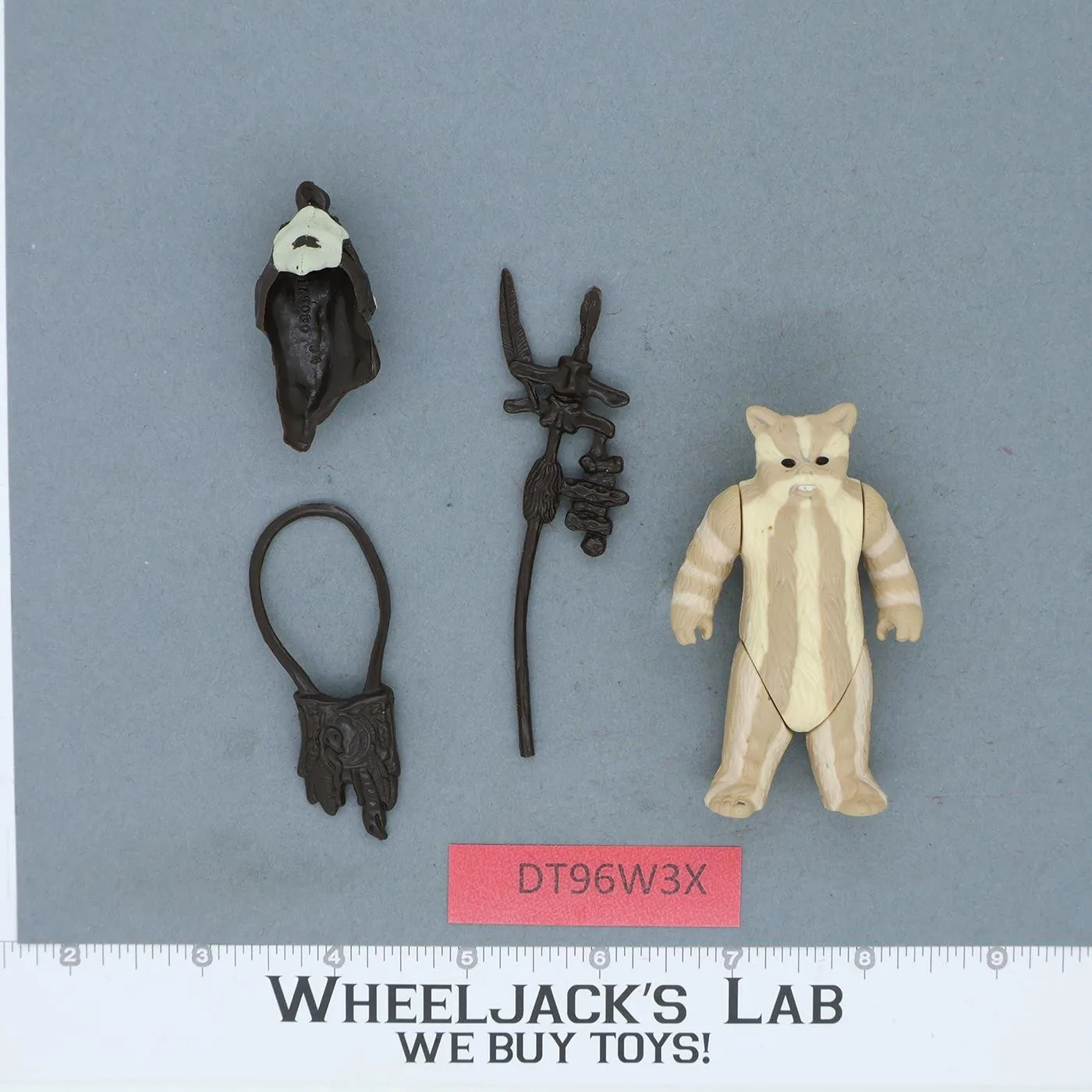 Logray Ewok 100% Complete Star Wars ROTJ 1983 Vintage Kenner NO REPRO