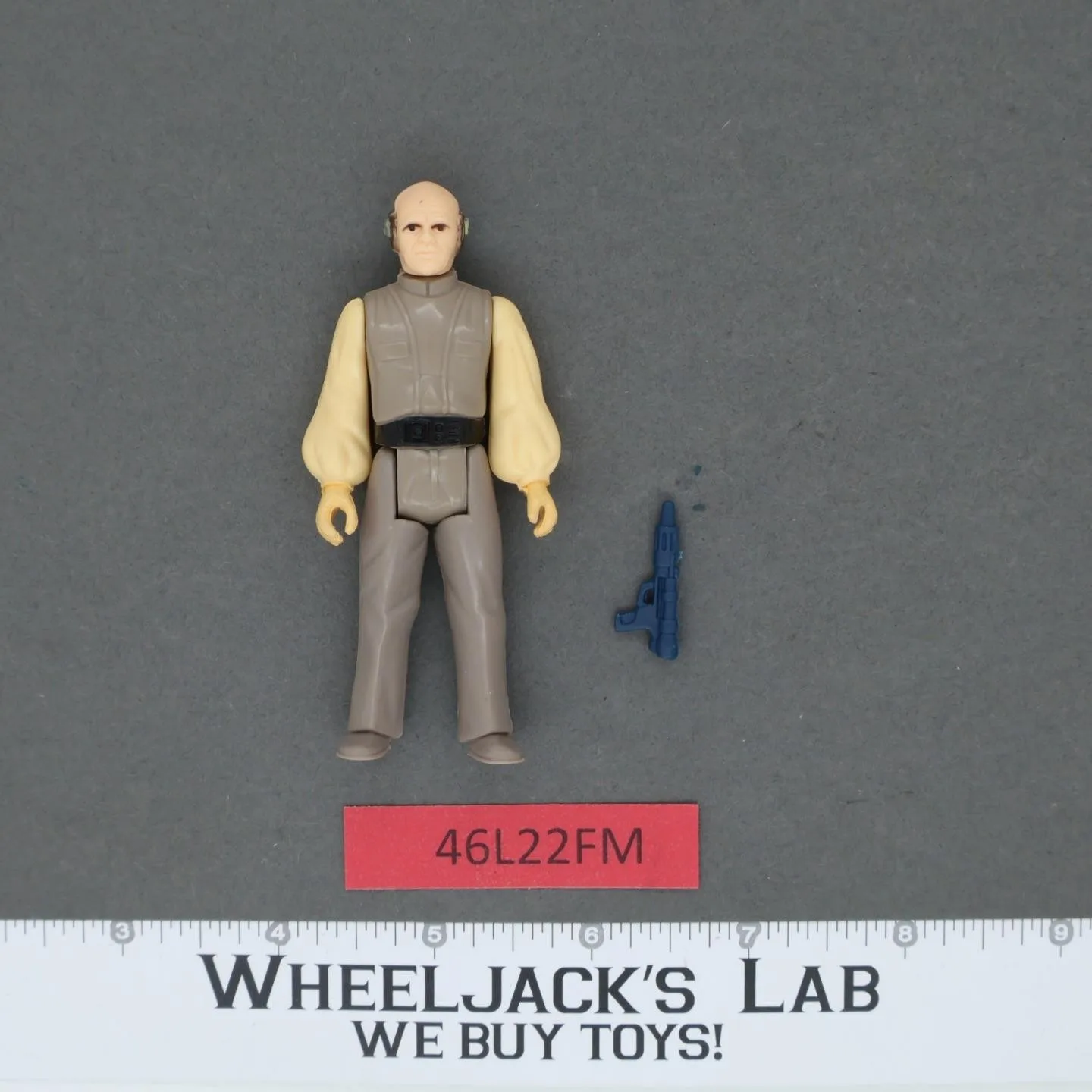 Lobot 100% Complete Star Wars ESB 1980 Kenner Vintage Action Figure NO REPRO