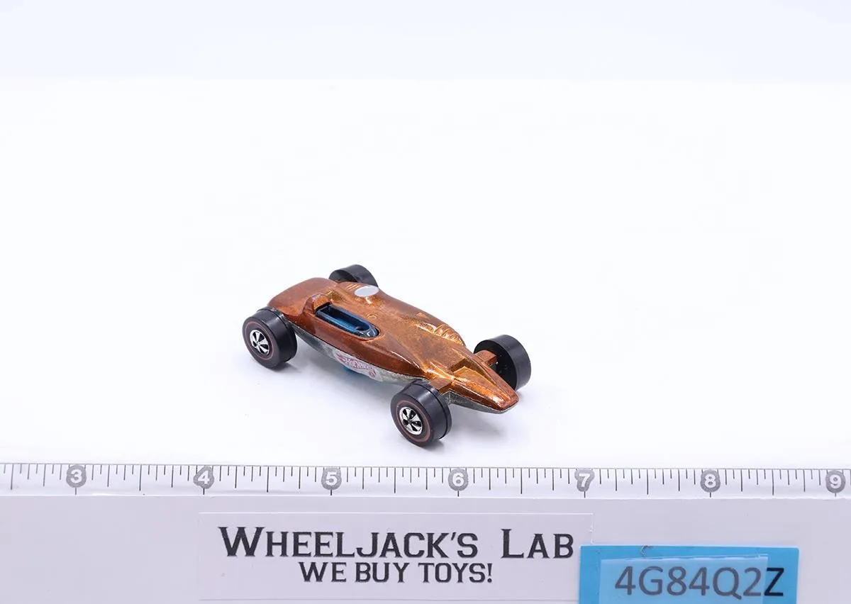 Shelby Turbine Orange 1969 Redline Hot Wheels Mattel Vintage RL