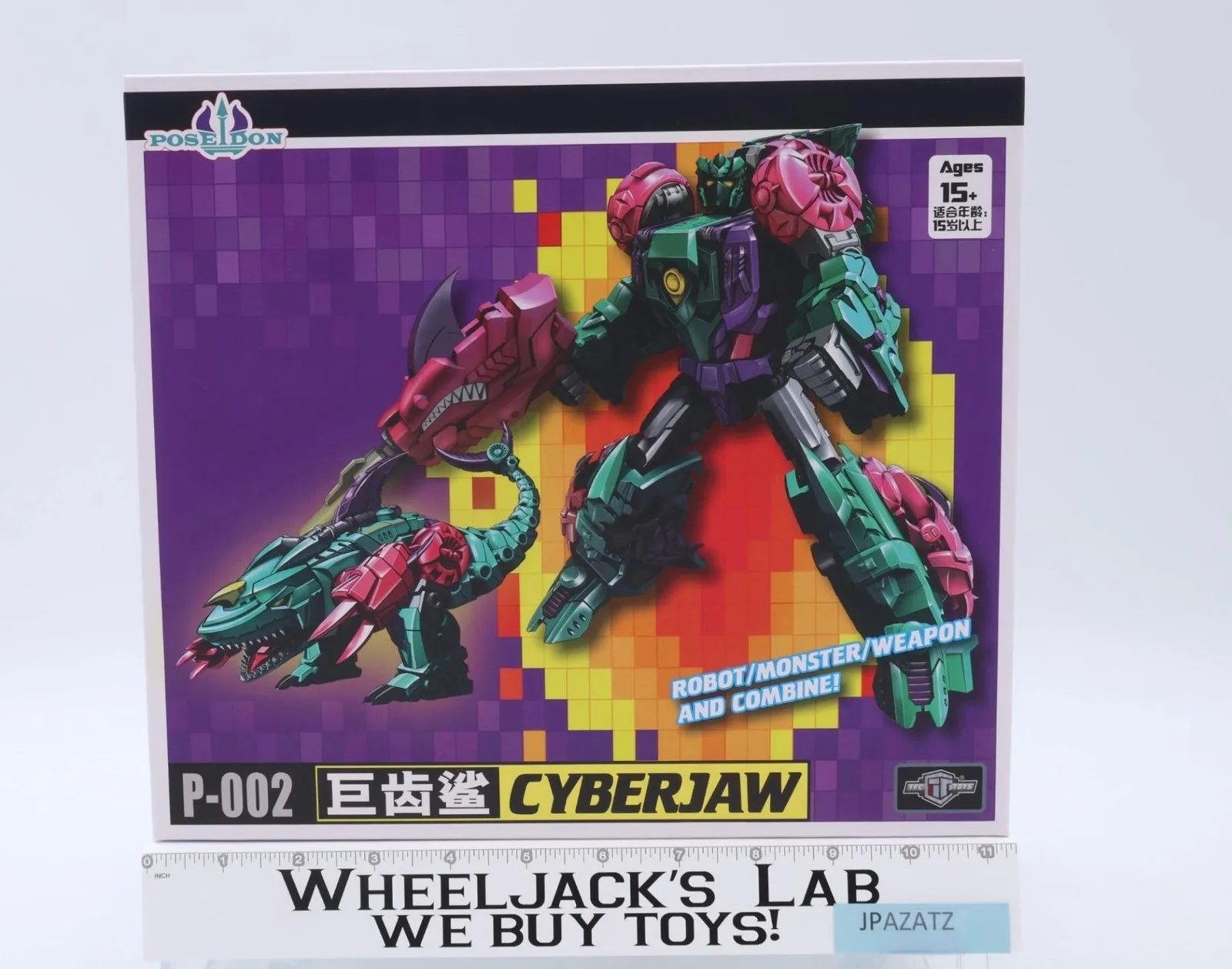 P-002 Cyberjaw Poseidon Third Party 2017 TFC Toys Action Figure NEW MIB