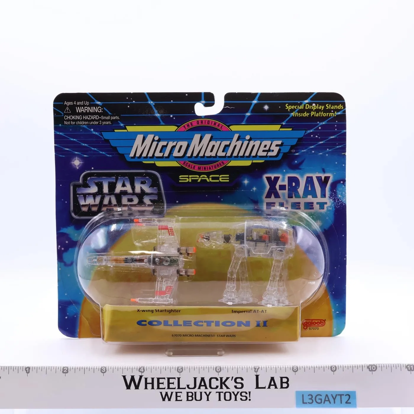 #67070 Collection II Star Wars Micro Machines X-Ray Fleet Galoob 1996 NEW SEALED