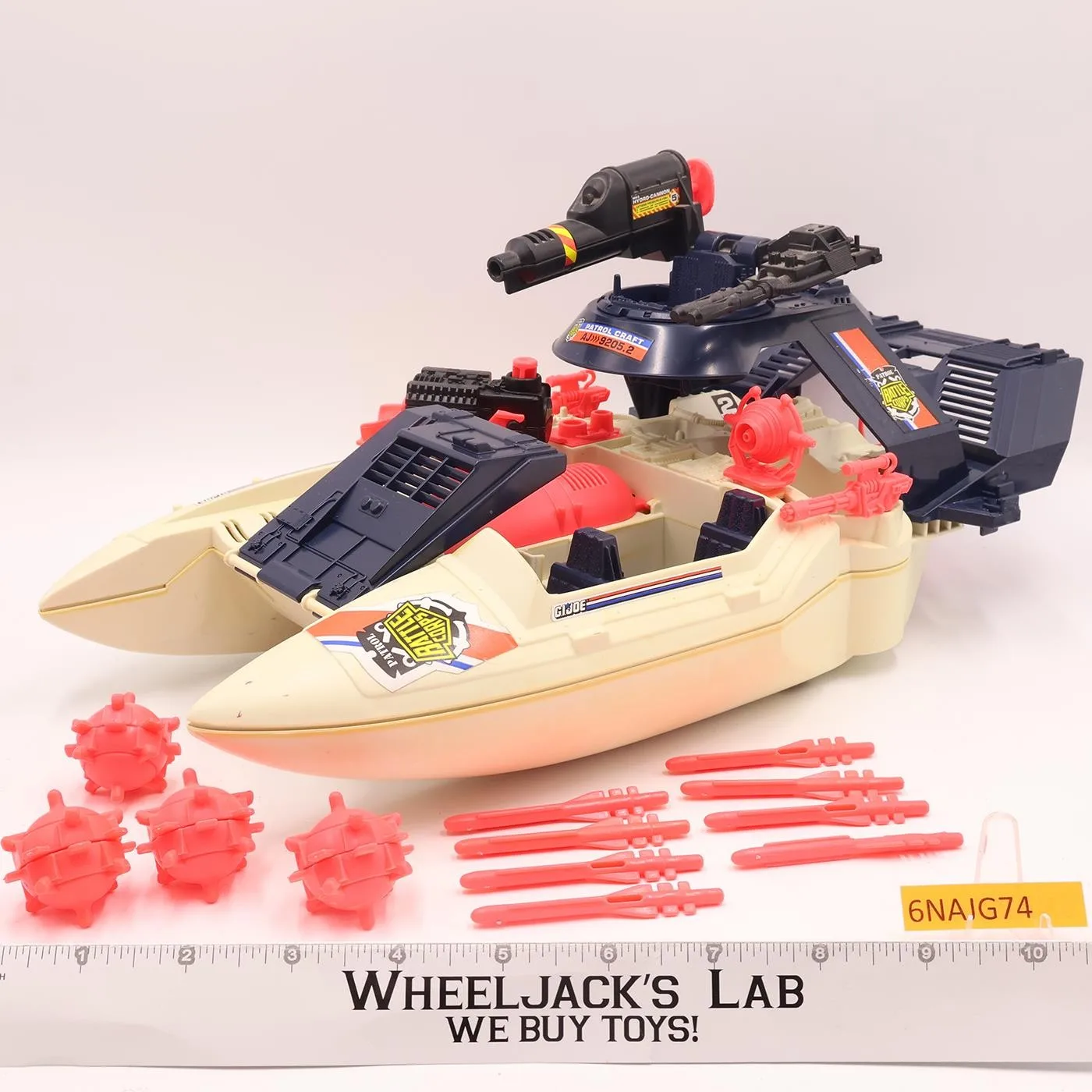 Shark 9000 GI Joe Battle Corps 1993 Hasbro Vintage Action Figure Vehicle