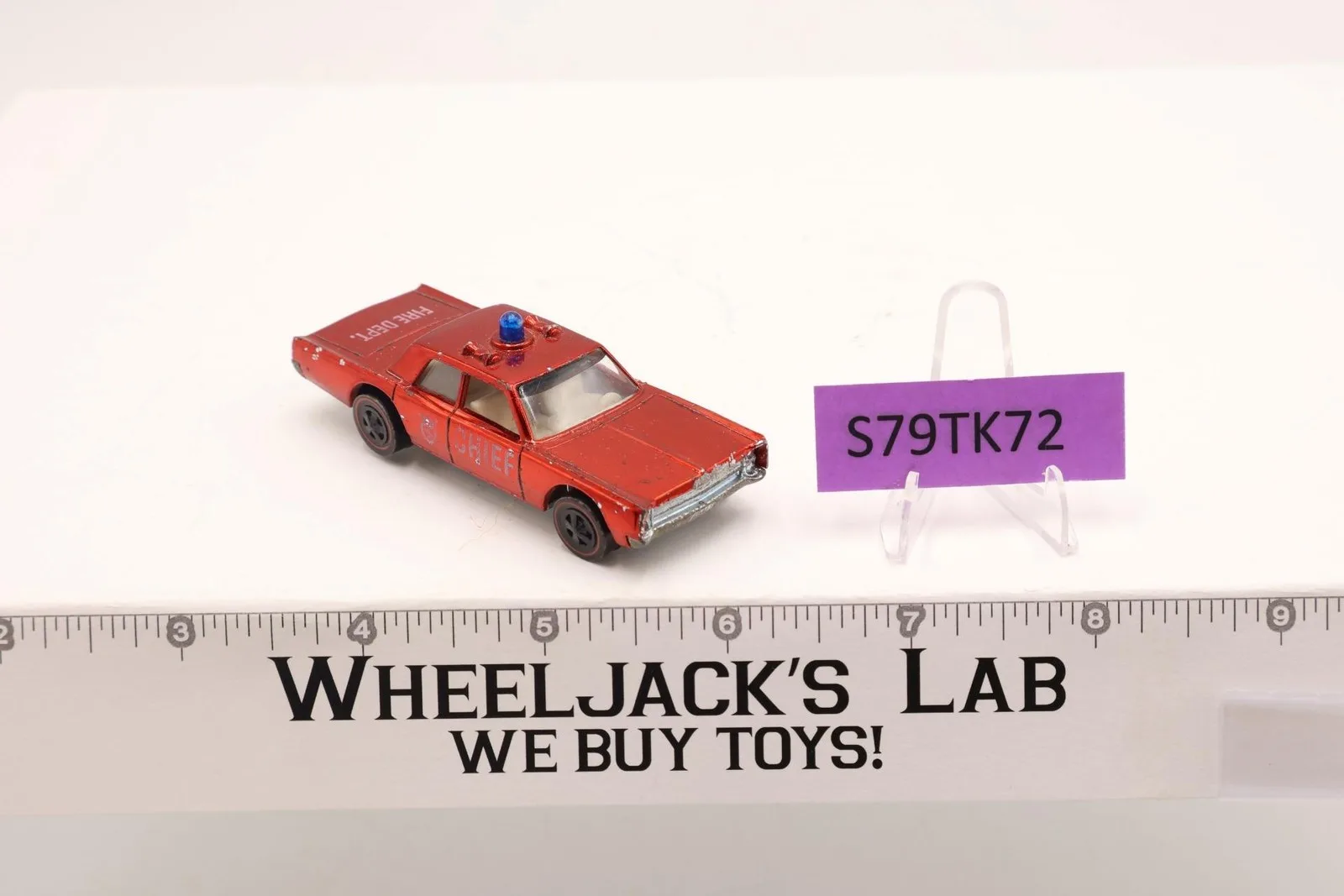 Mustang Boss Hoss Red 1971 Redline Hot Wheels Mattel Vintage RL