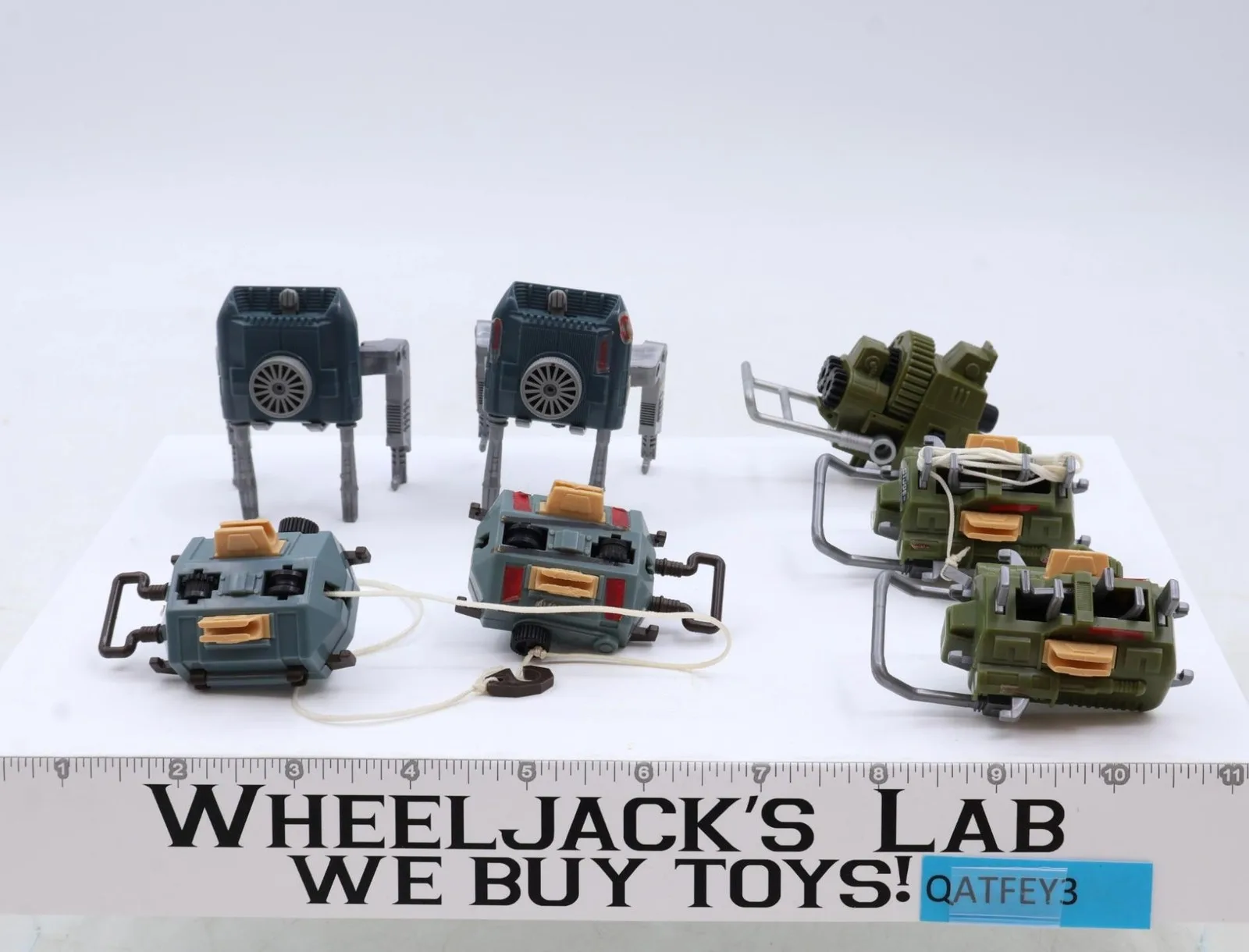 Lot of 7 Motorized Action Packs G.I. Joe Hasbro 1987 Vintage Action Figure