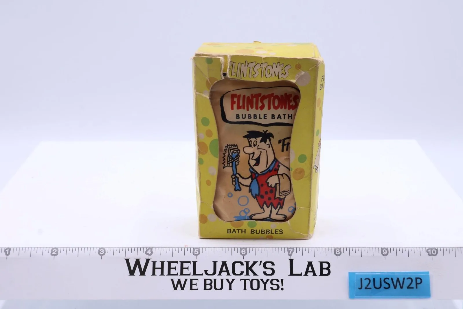 Flintstones Bath Bubbles 6 Packets Cosway Company 1961 Hanna-Barbera NOS